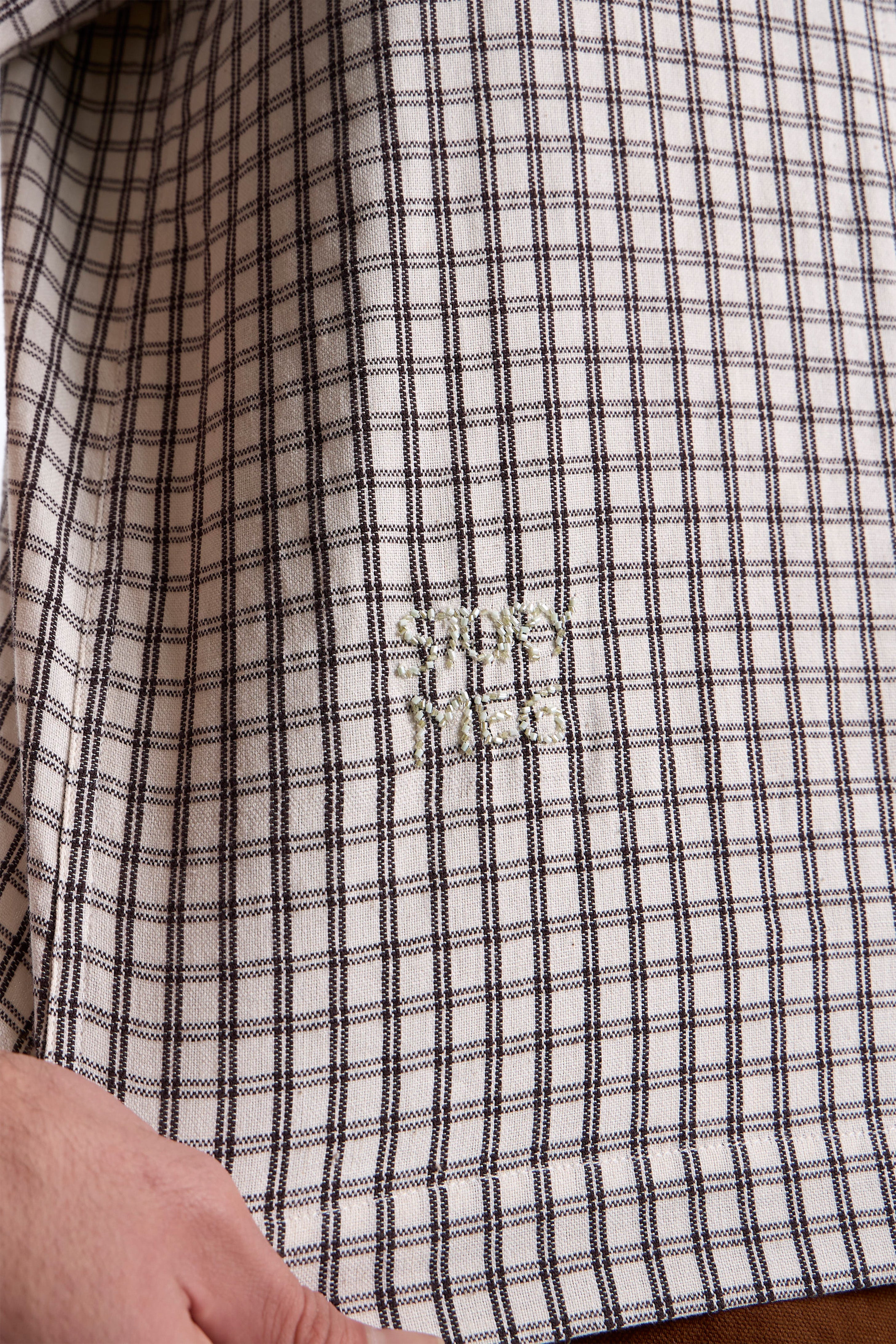 Greetings Shirt Interrupted Beads