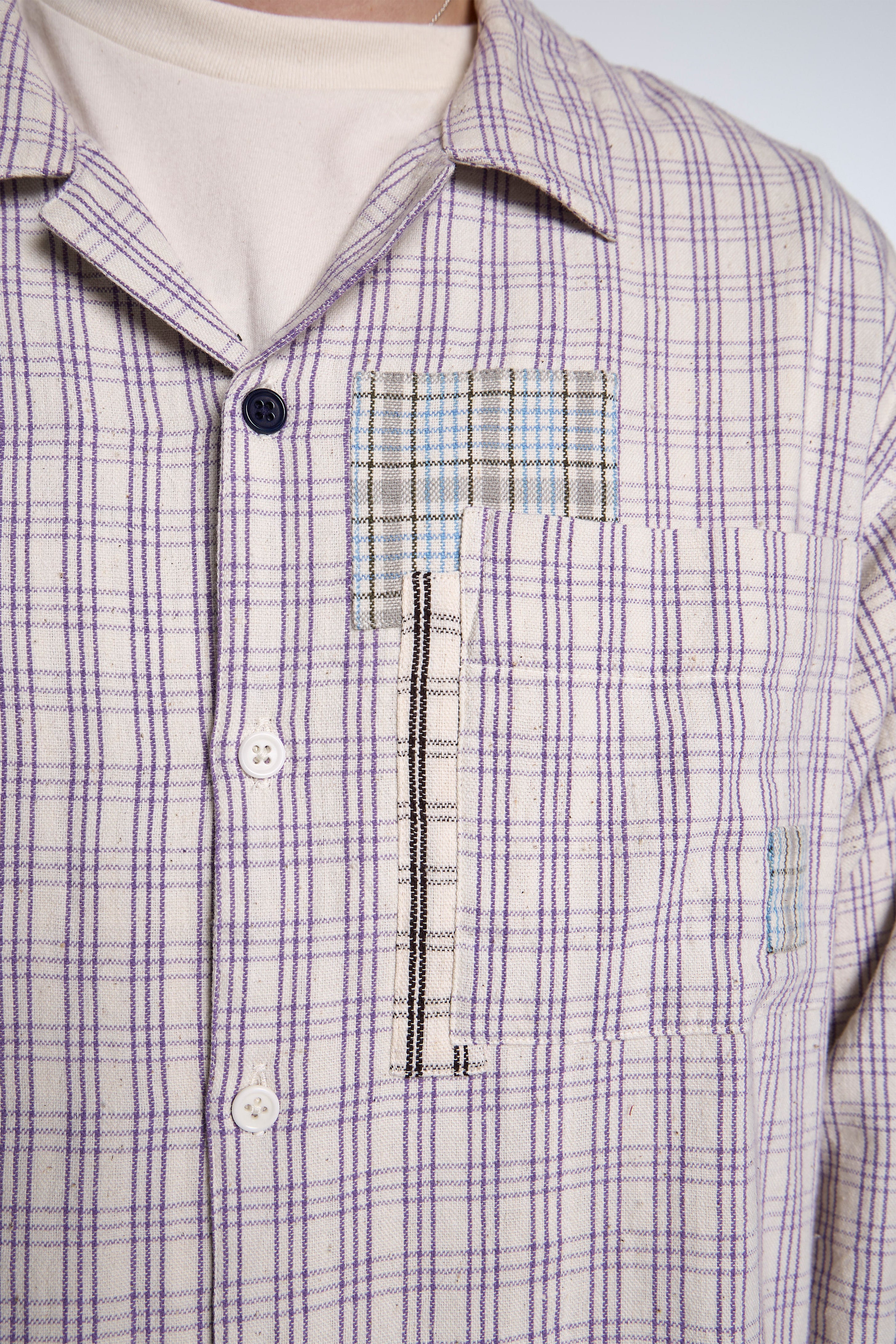 Greetings Shirt Purple Picnic