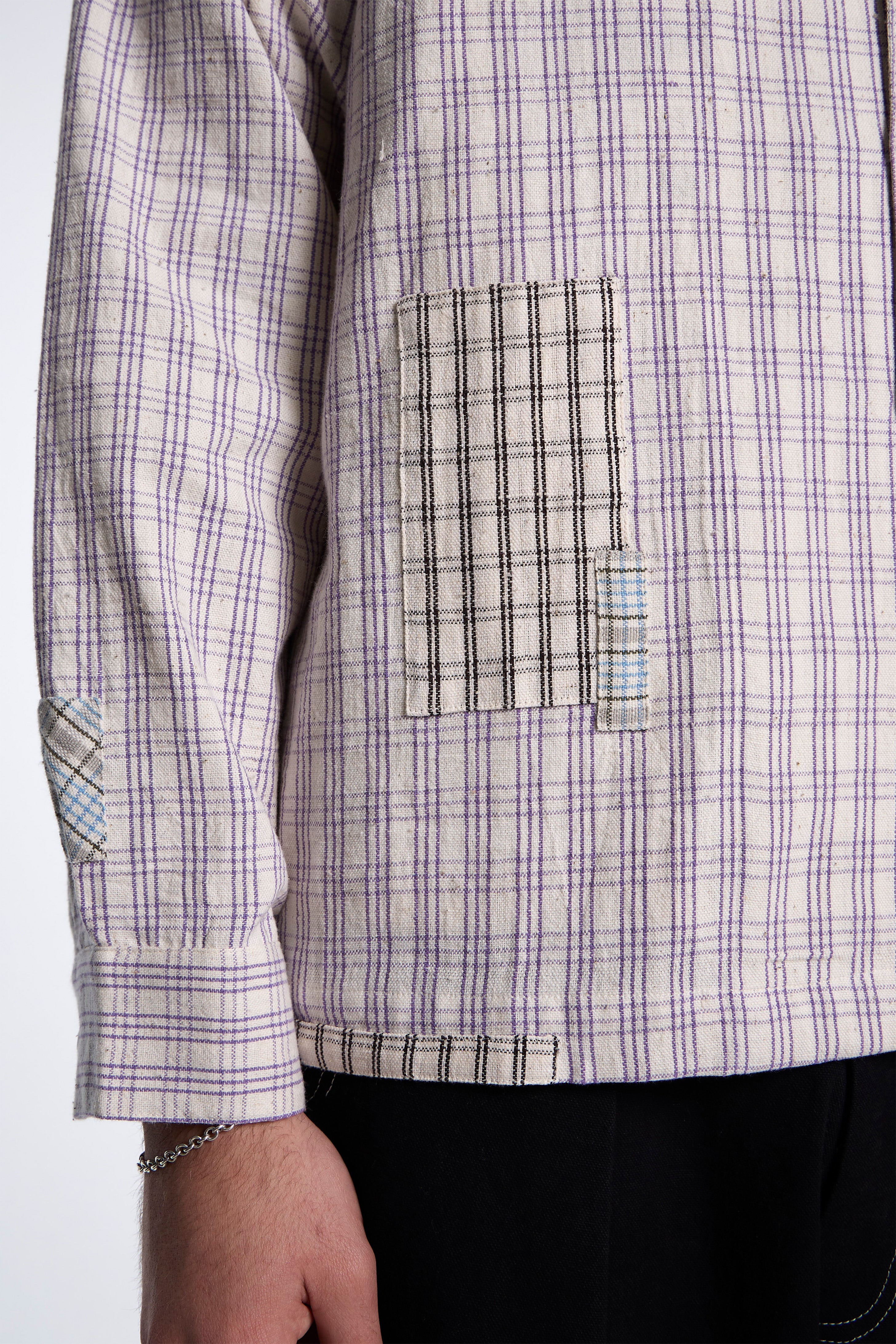 Greetings Shirt Purple Picnic