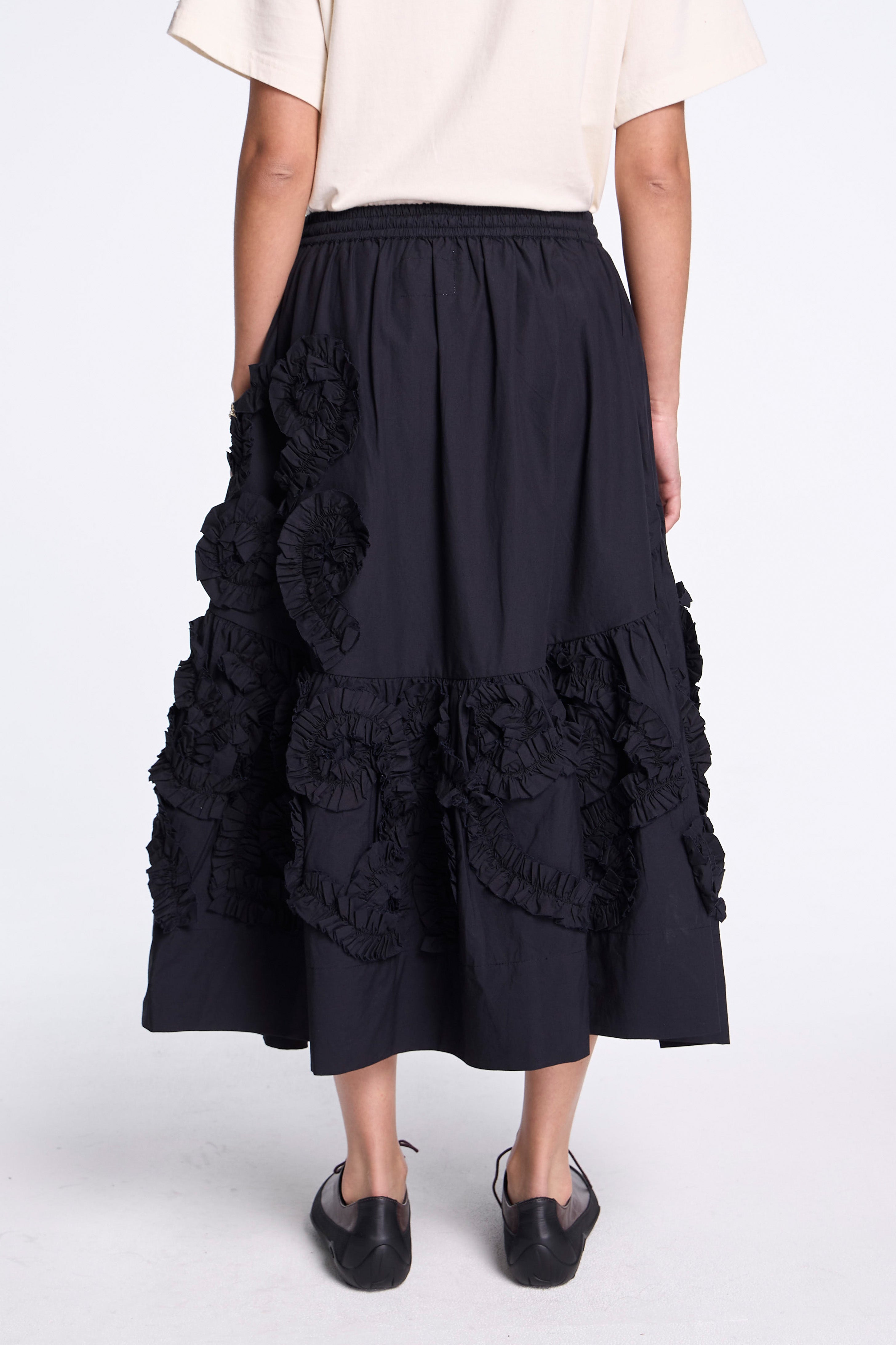 Orbit Skirt Black Fossil