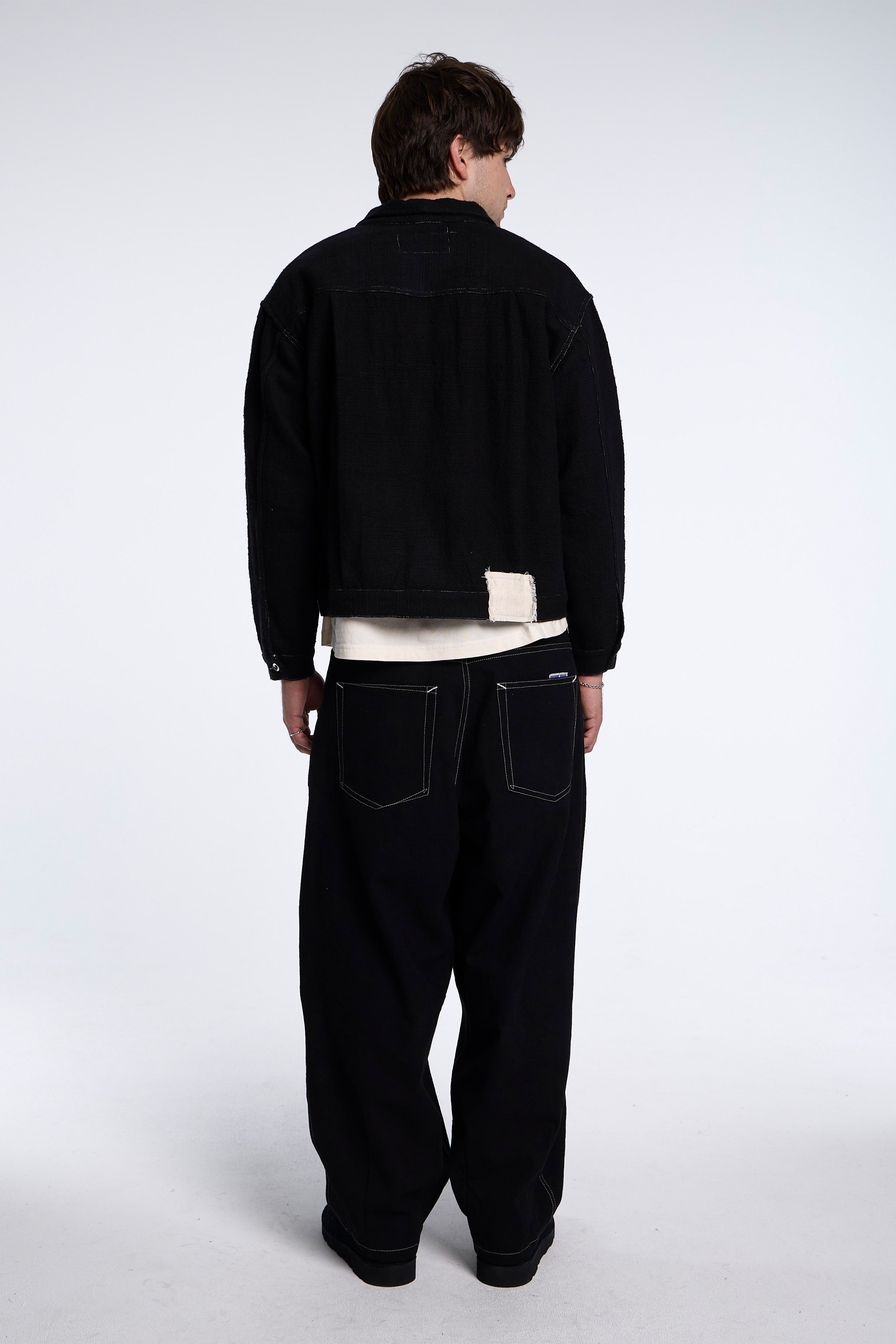 Sundae Jacket Black Handloom