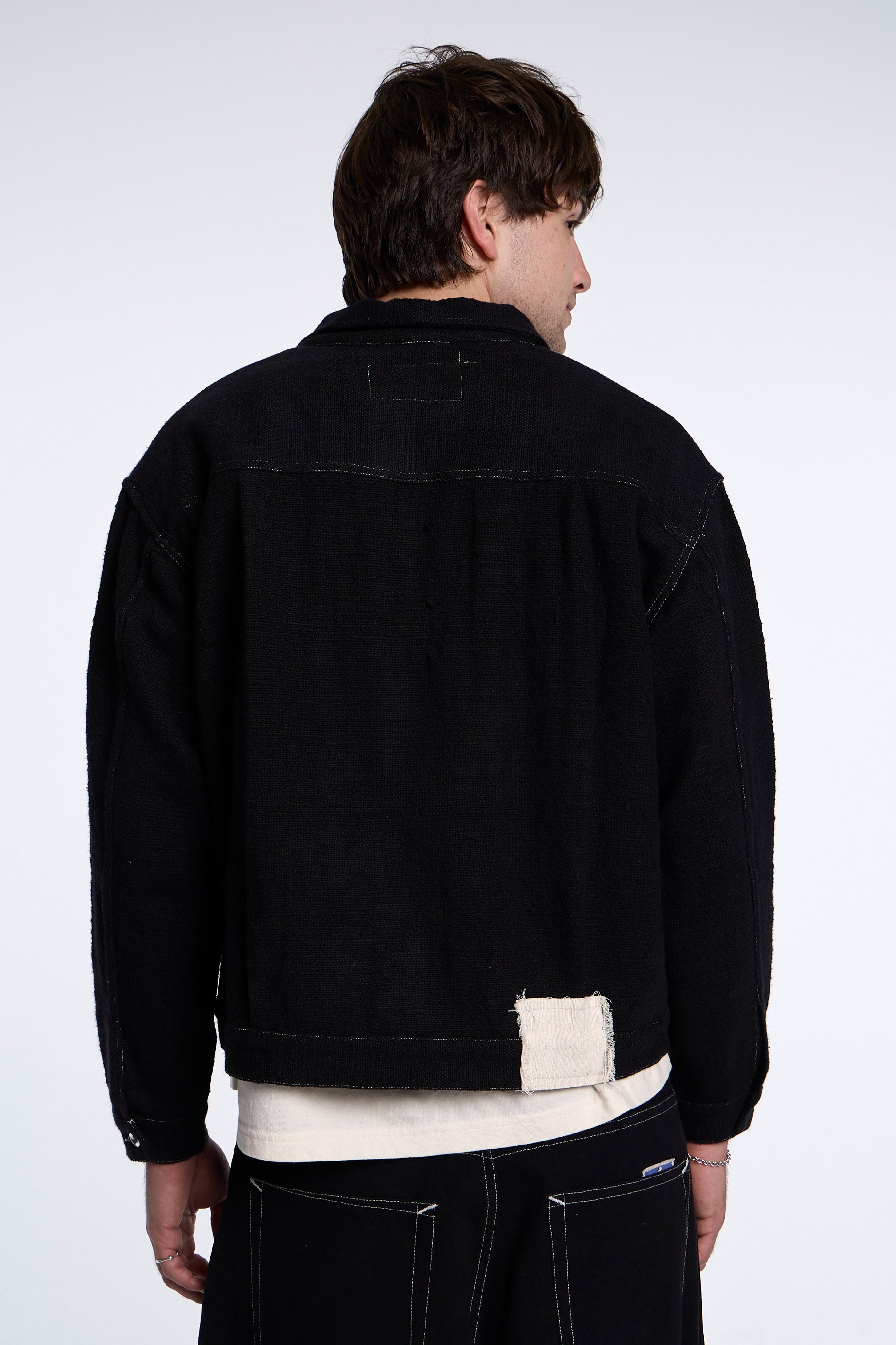 Sundae Jacket Black Handloom