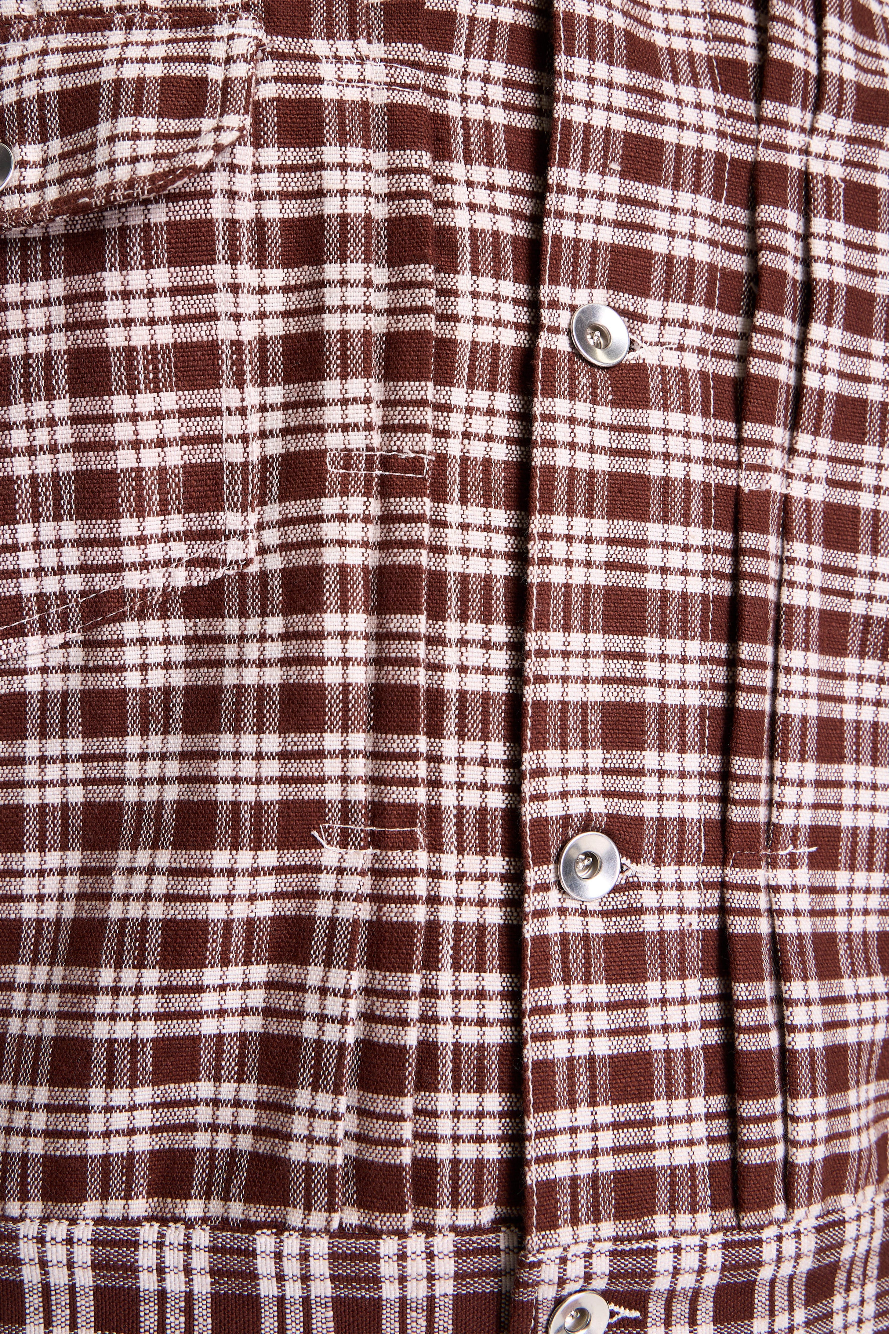 Tuesday Jacket Wood Check Handloom