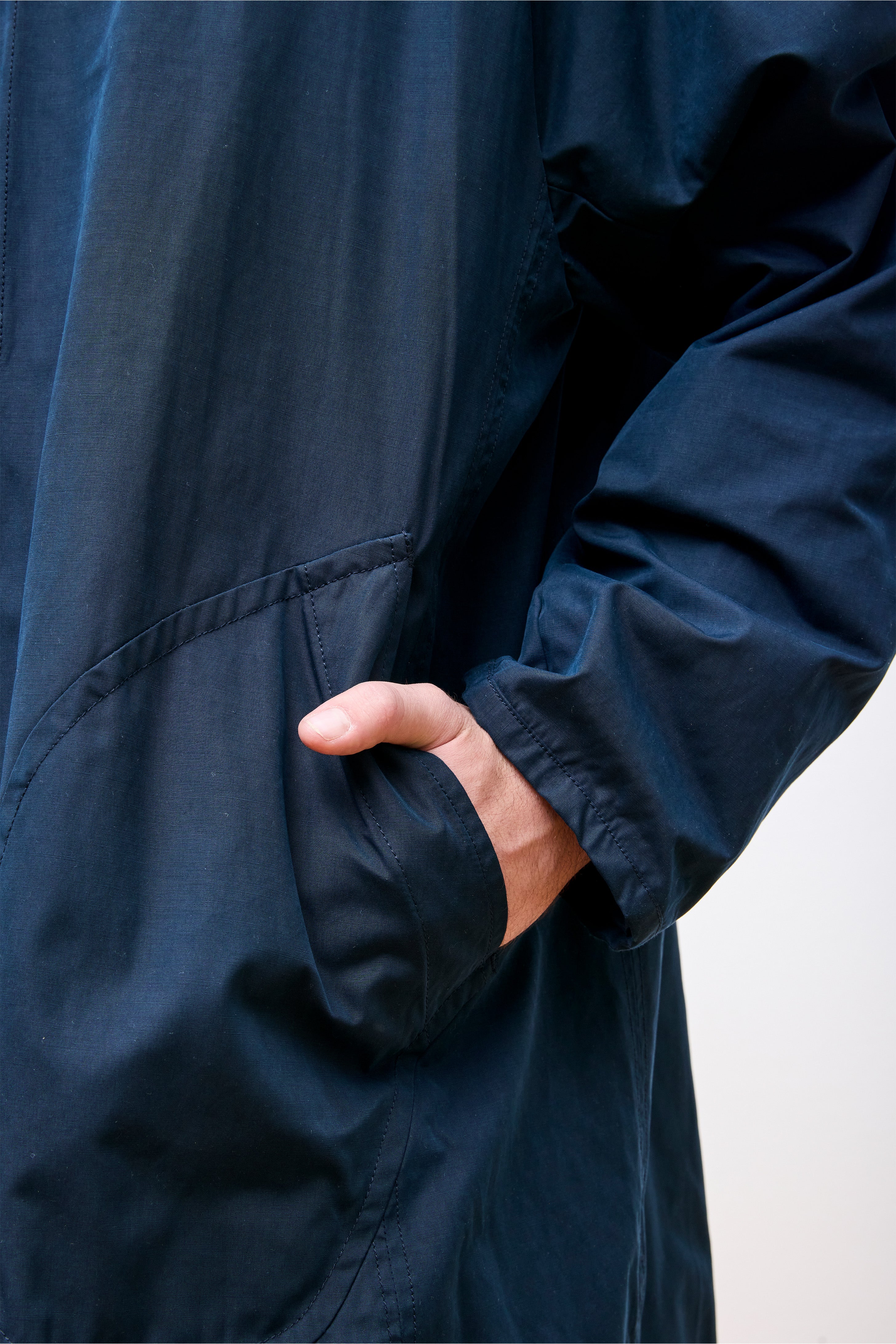 Stranger Long Coat Dk. Navy