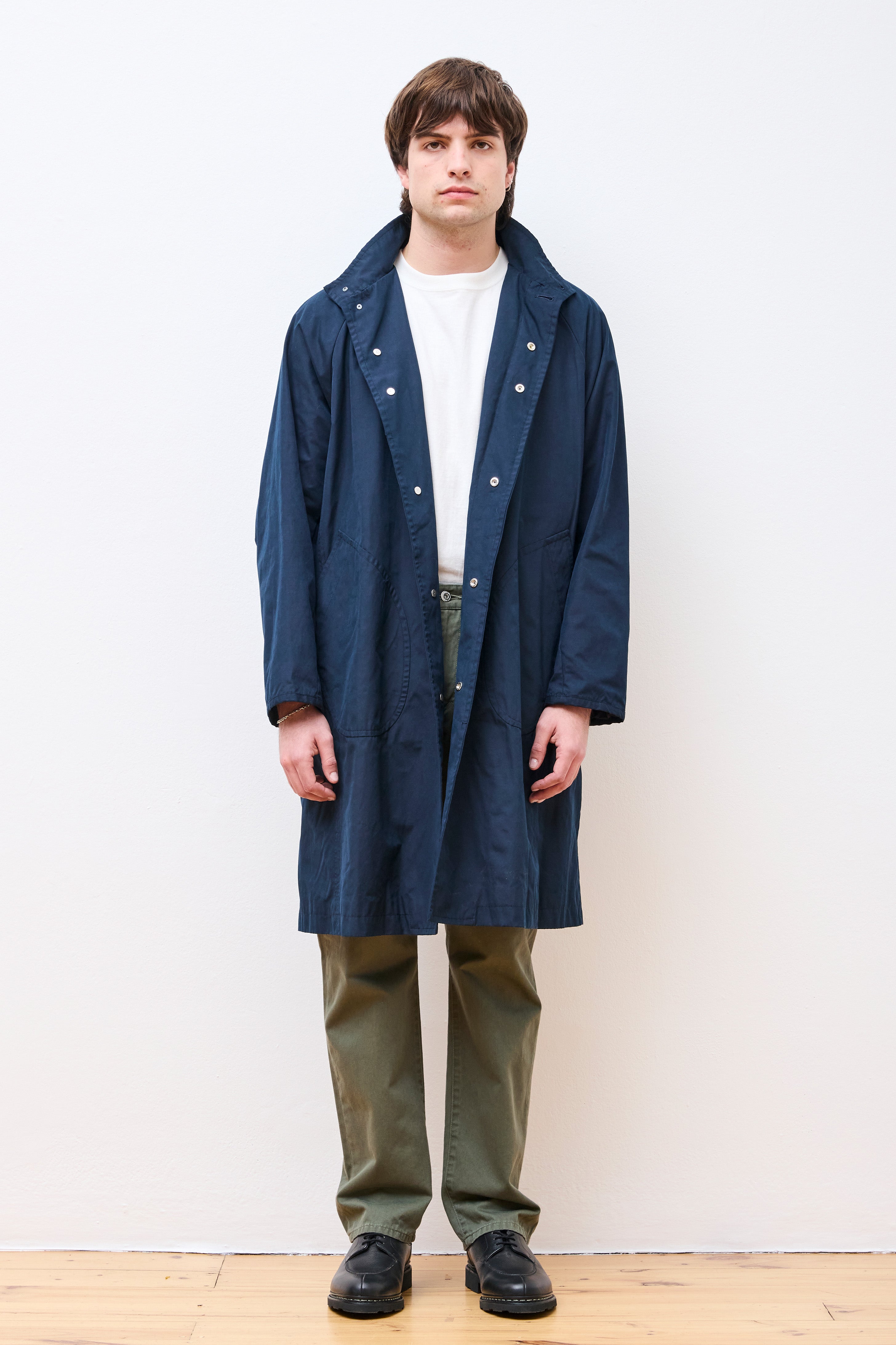 Stranger Long Coat Dk. Navy