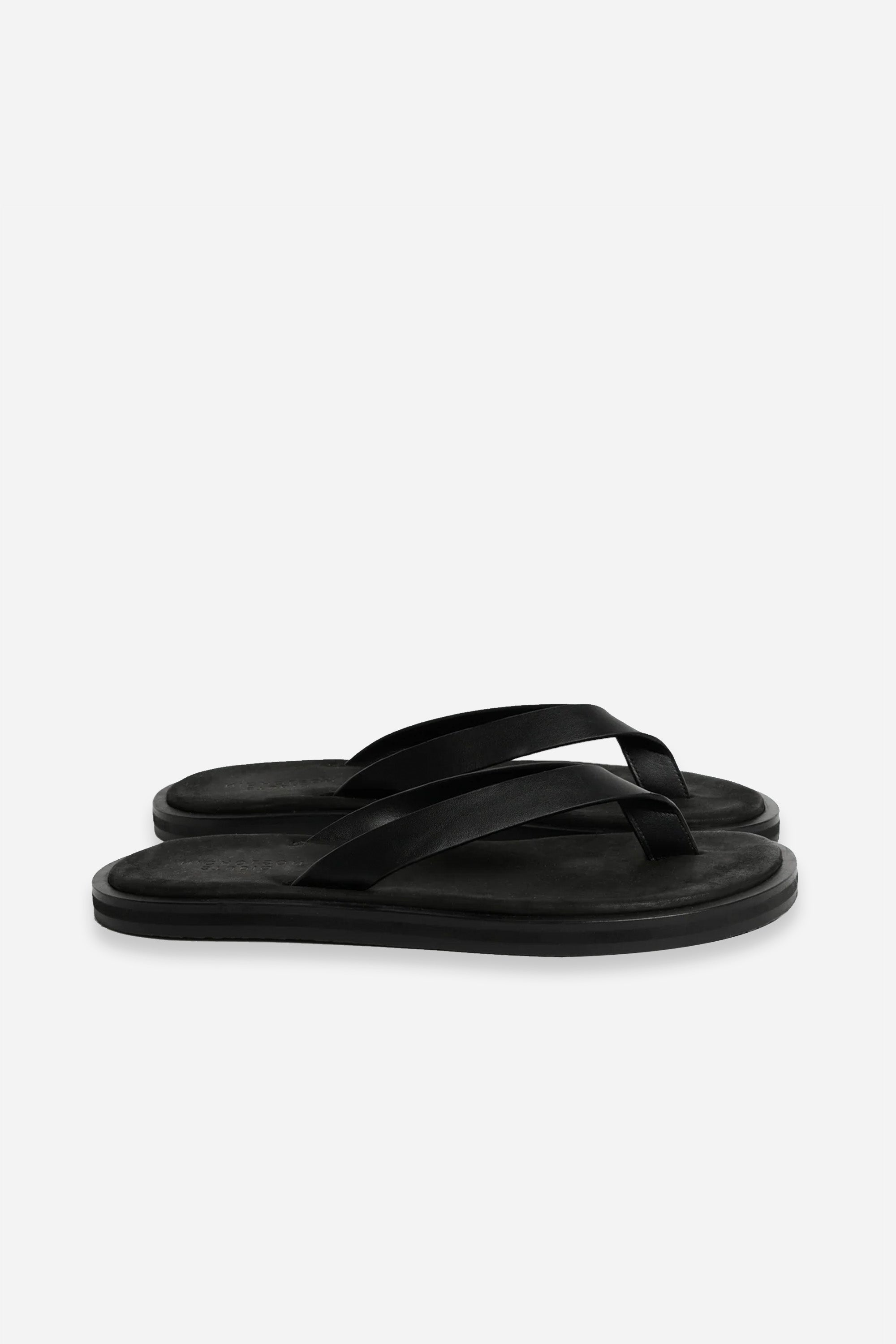 Curren Nappa Leather Sandal Black