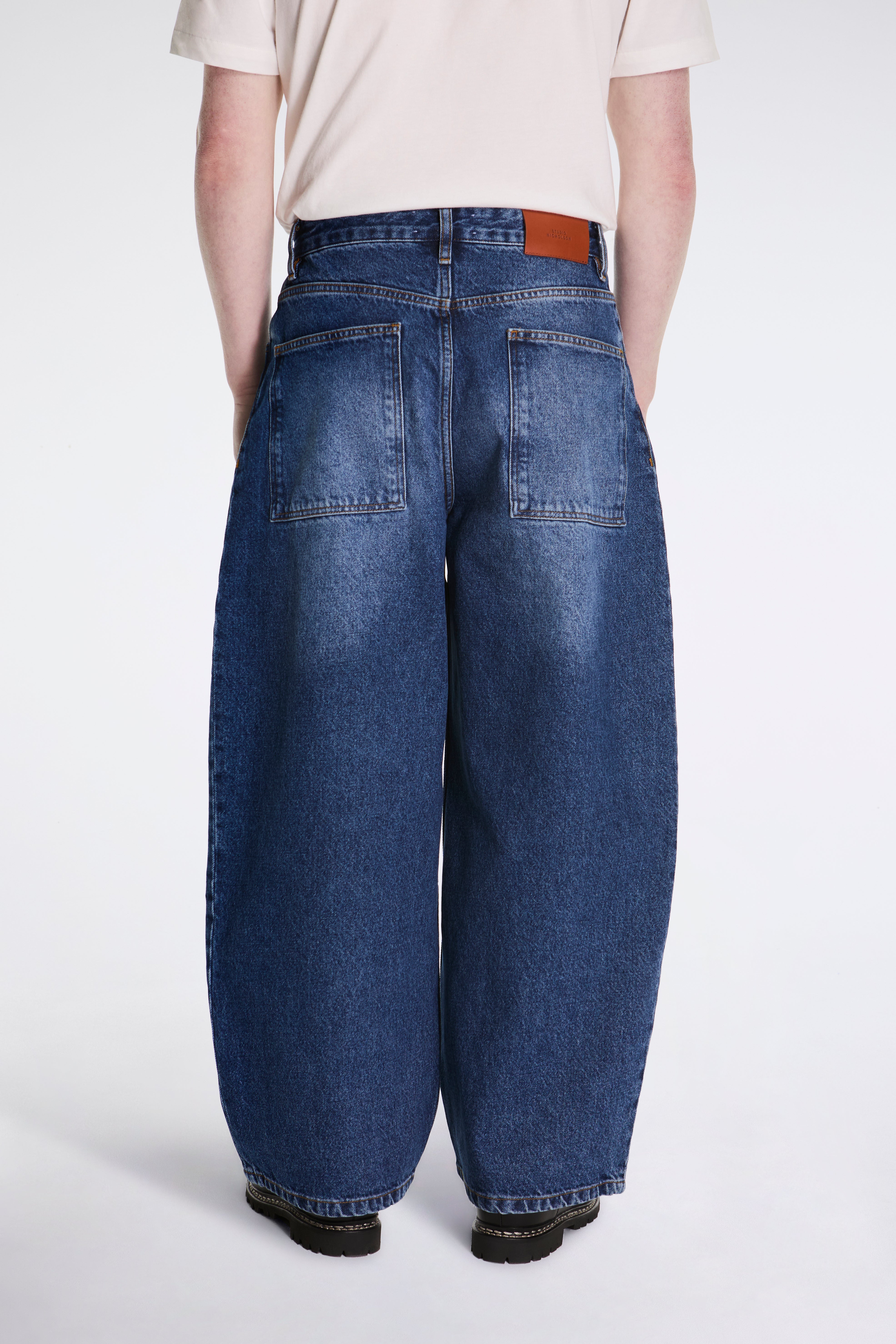 Paolo Pants 14Oz Regen Denim Worn Wash Indigo