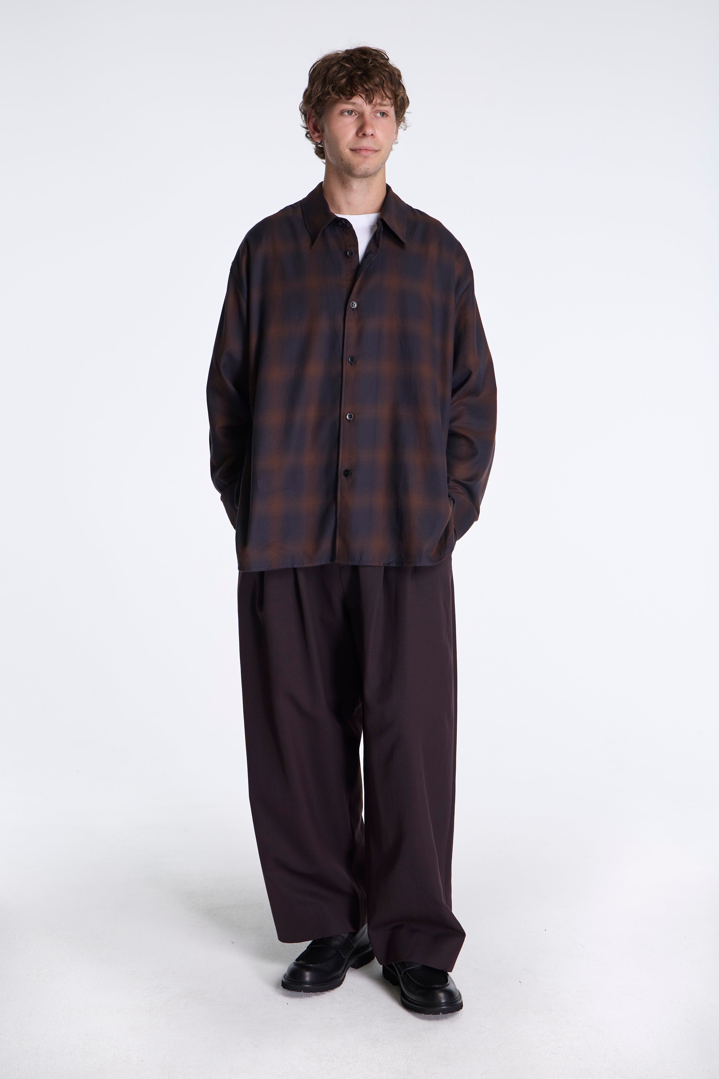 Line Light Tech Wool Pant Espresso Brown