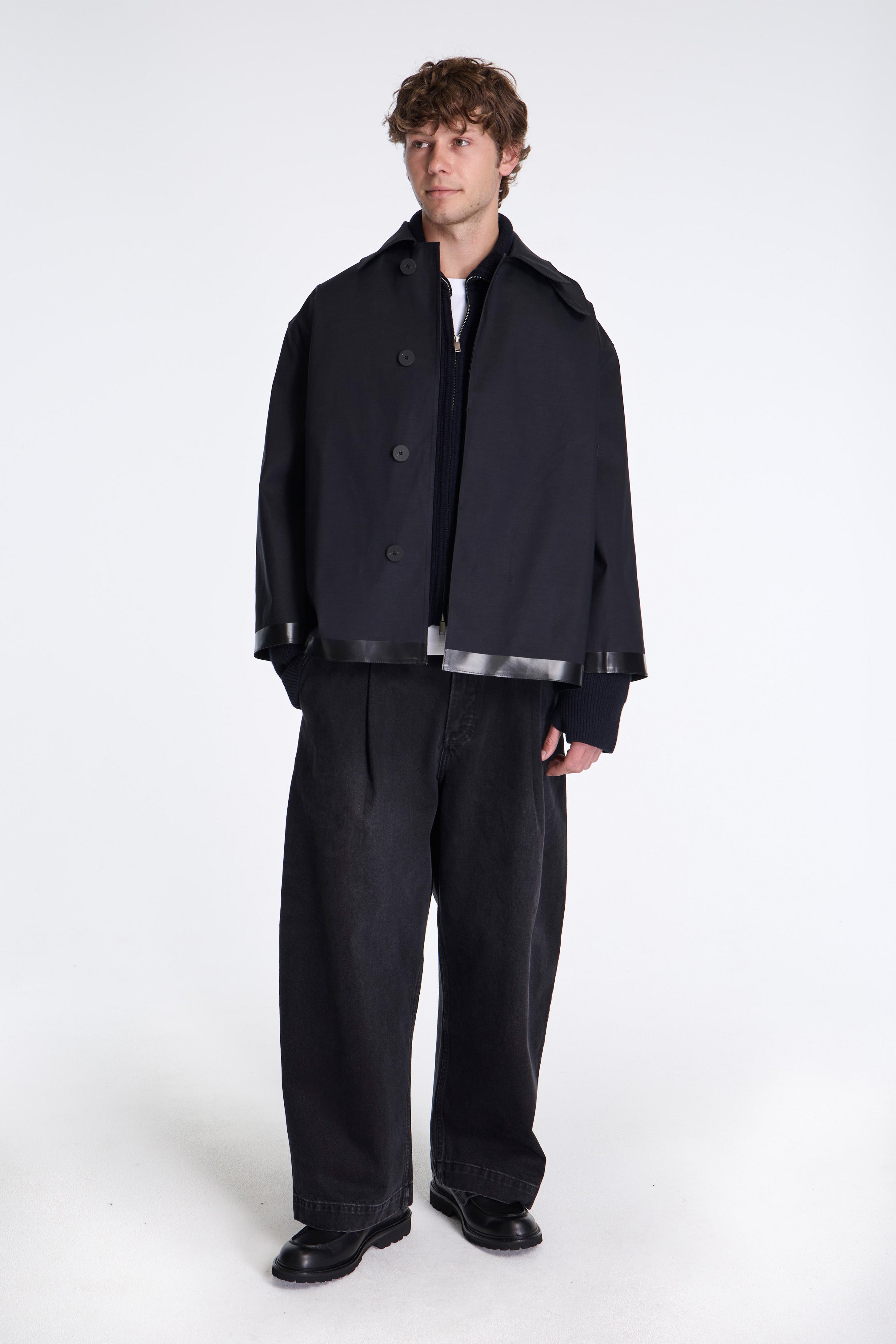 Teviot Mackintosh Coat Black