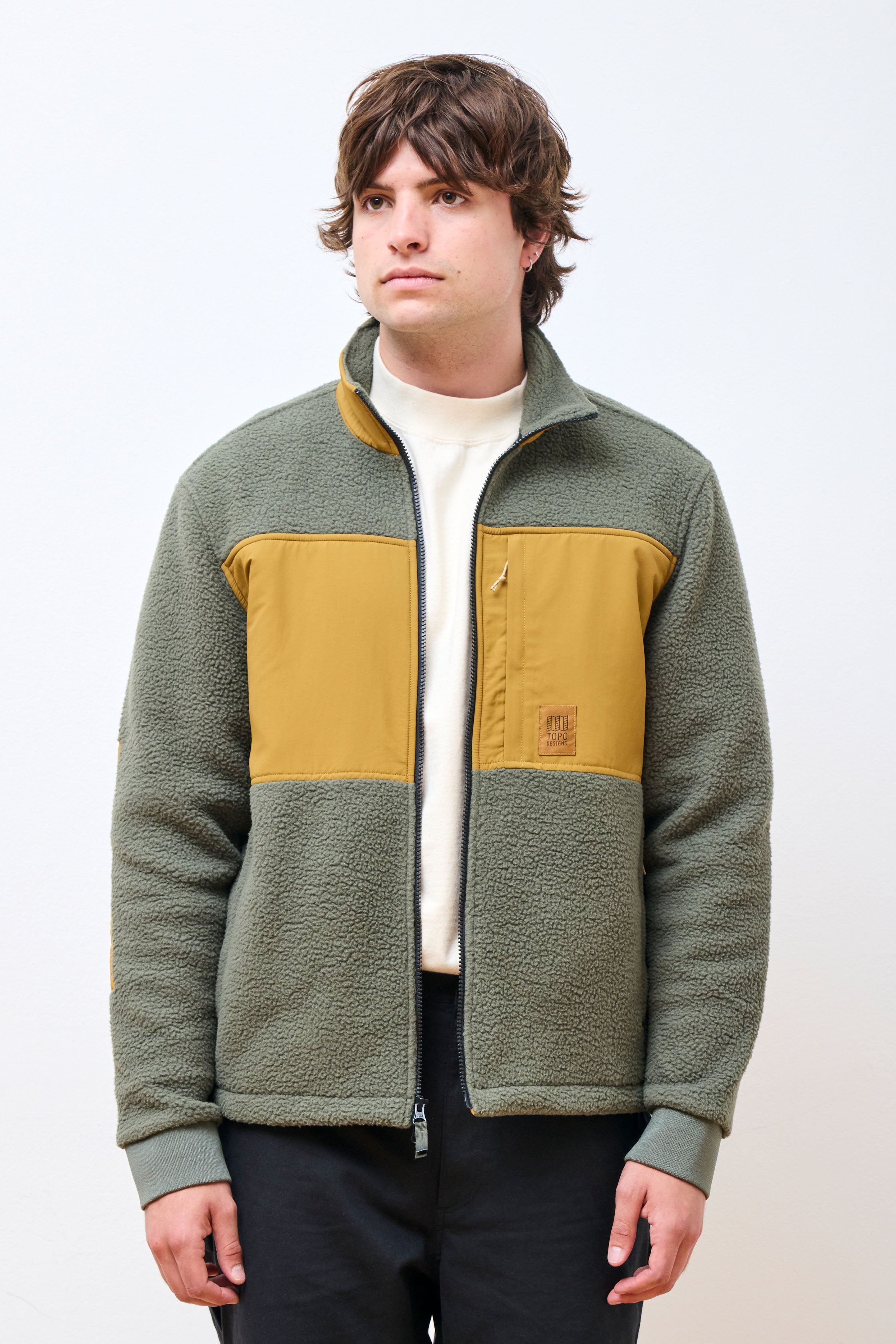 Summit Rise Full Zip Jacket Mens Beetle/Dark Khaki