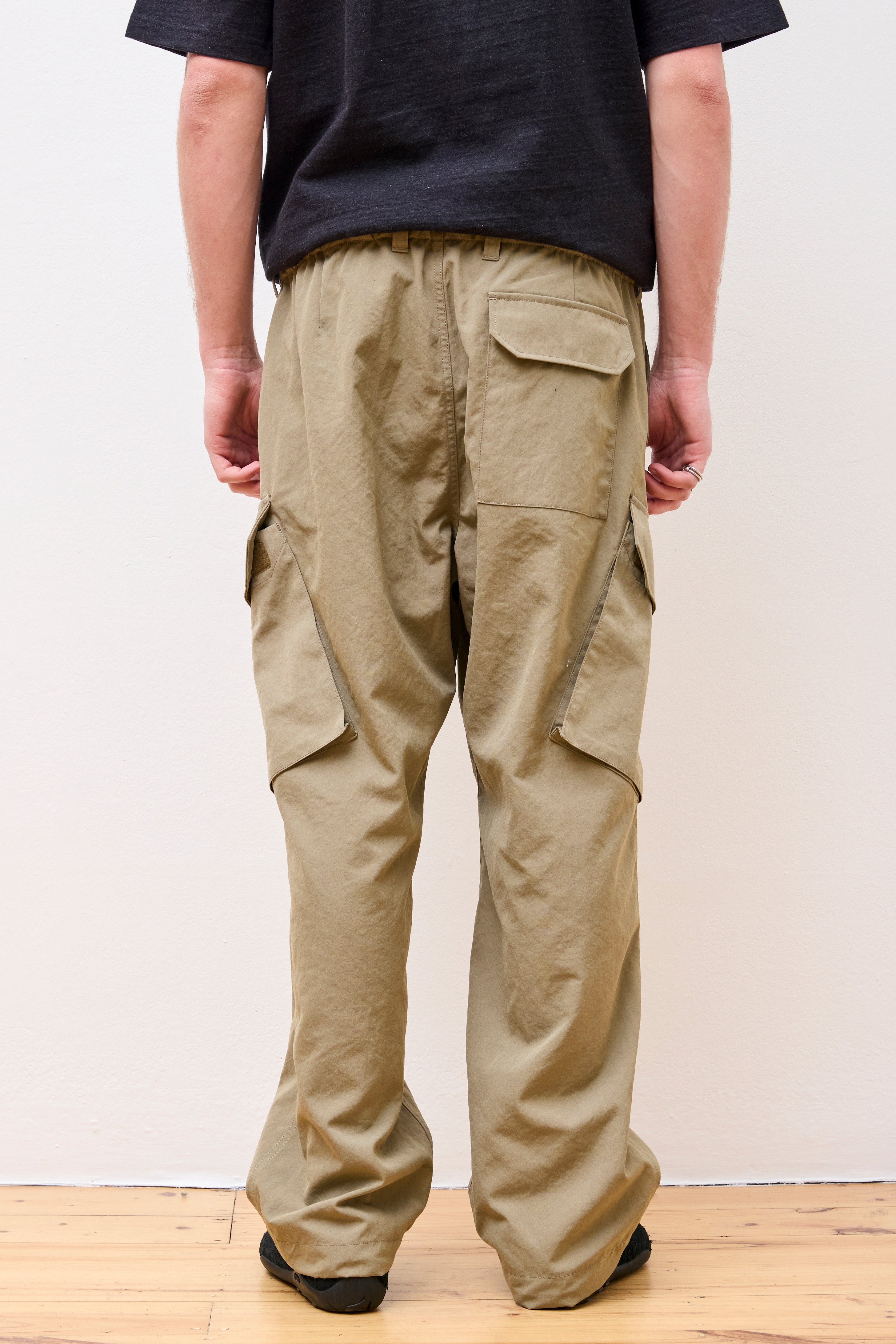 TAKIBI Weather Cloth Pants Dark Beige