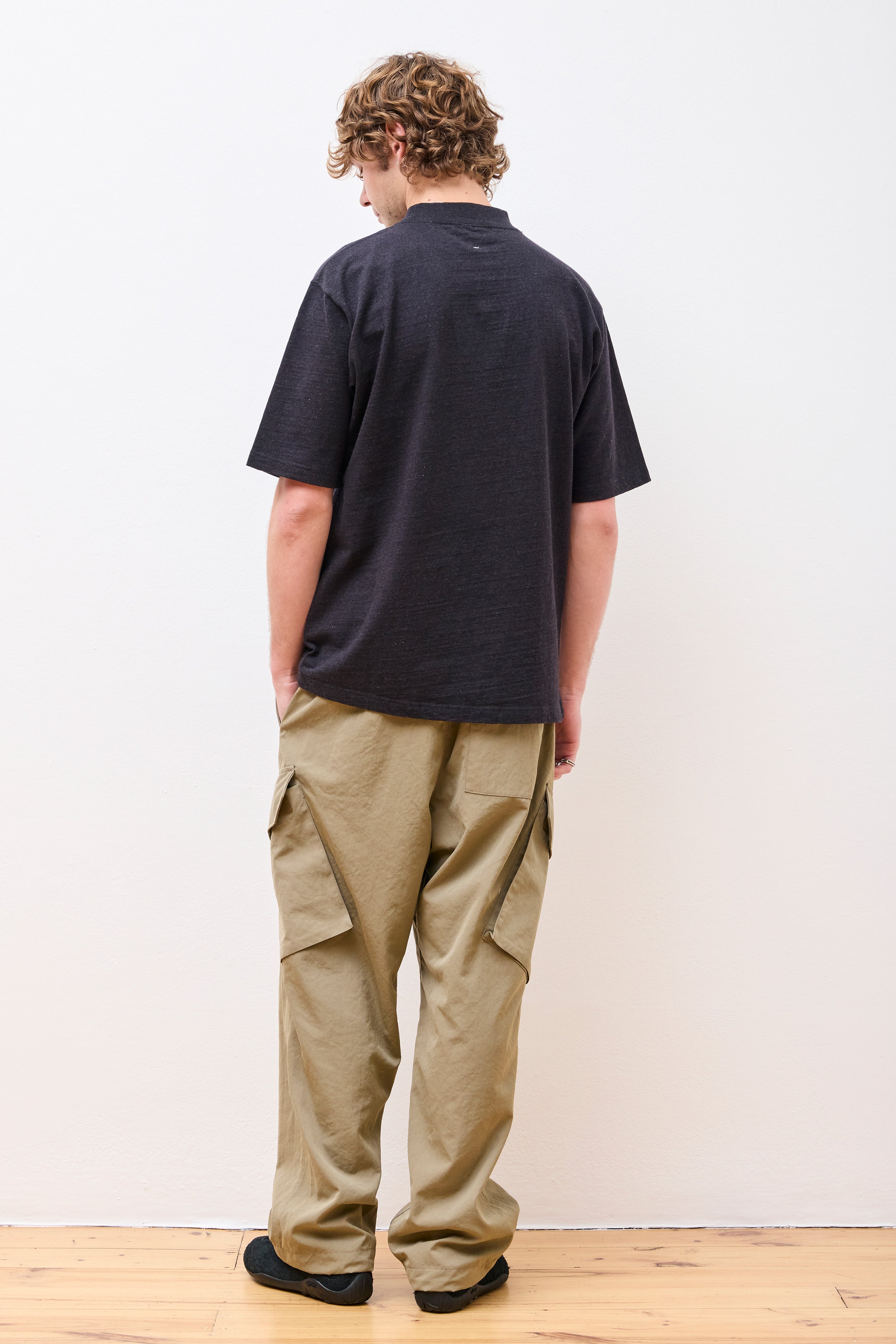 TAKIBI Weather Cloth Pants Dark Beige