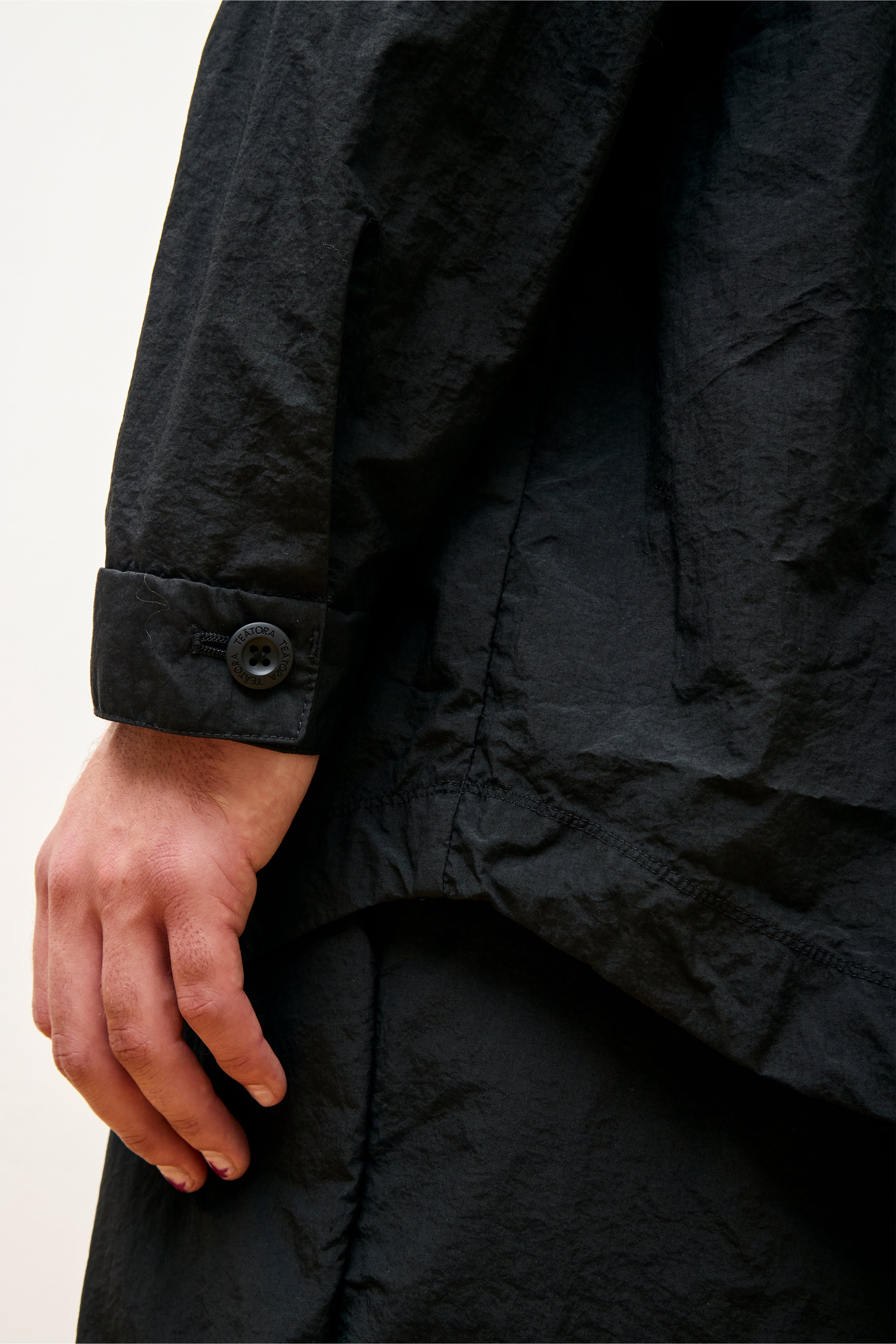 Wide Shirt Packable Black