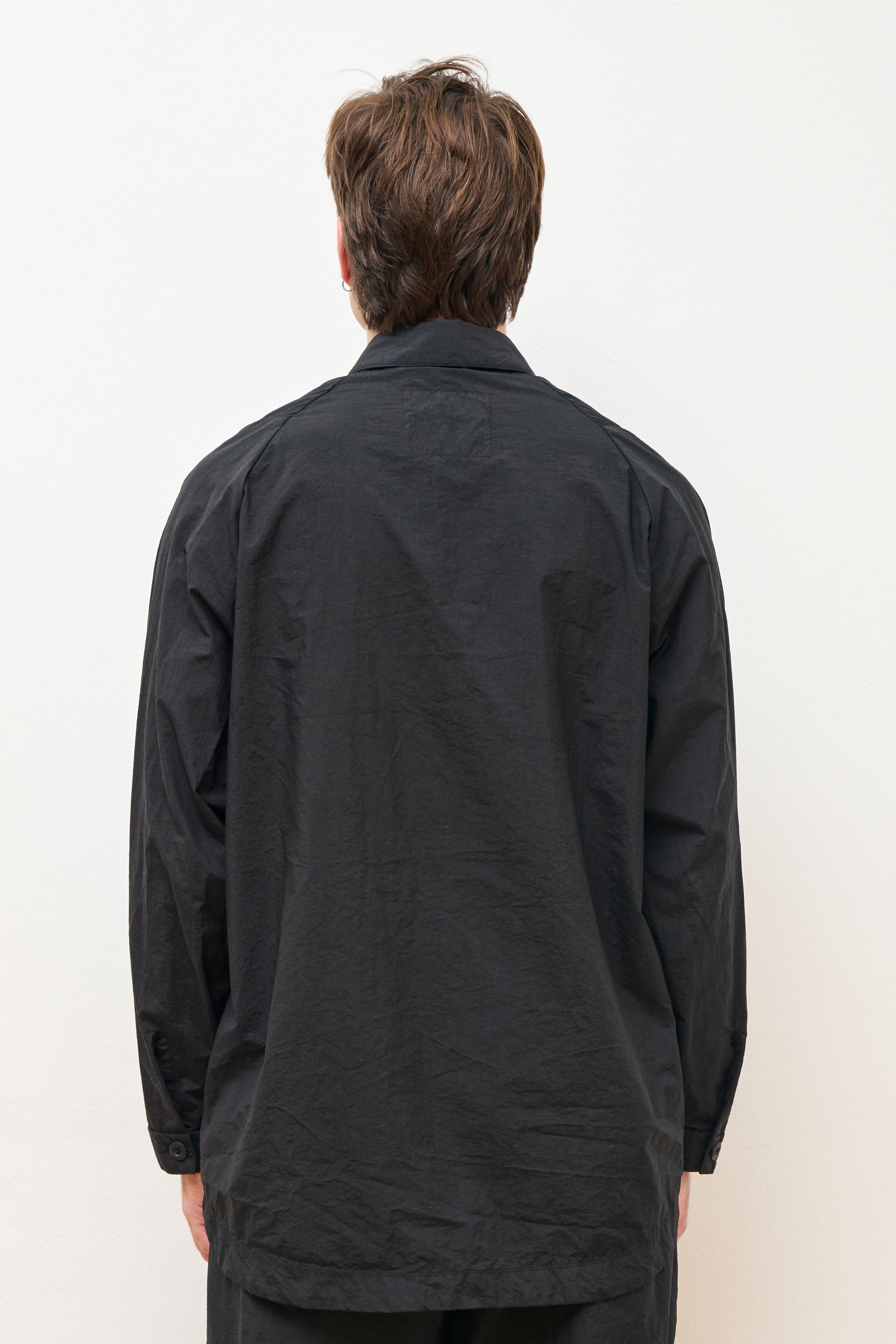 Wide Shirt Packable Black