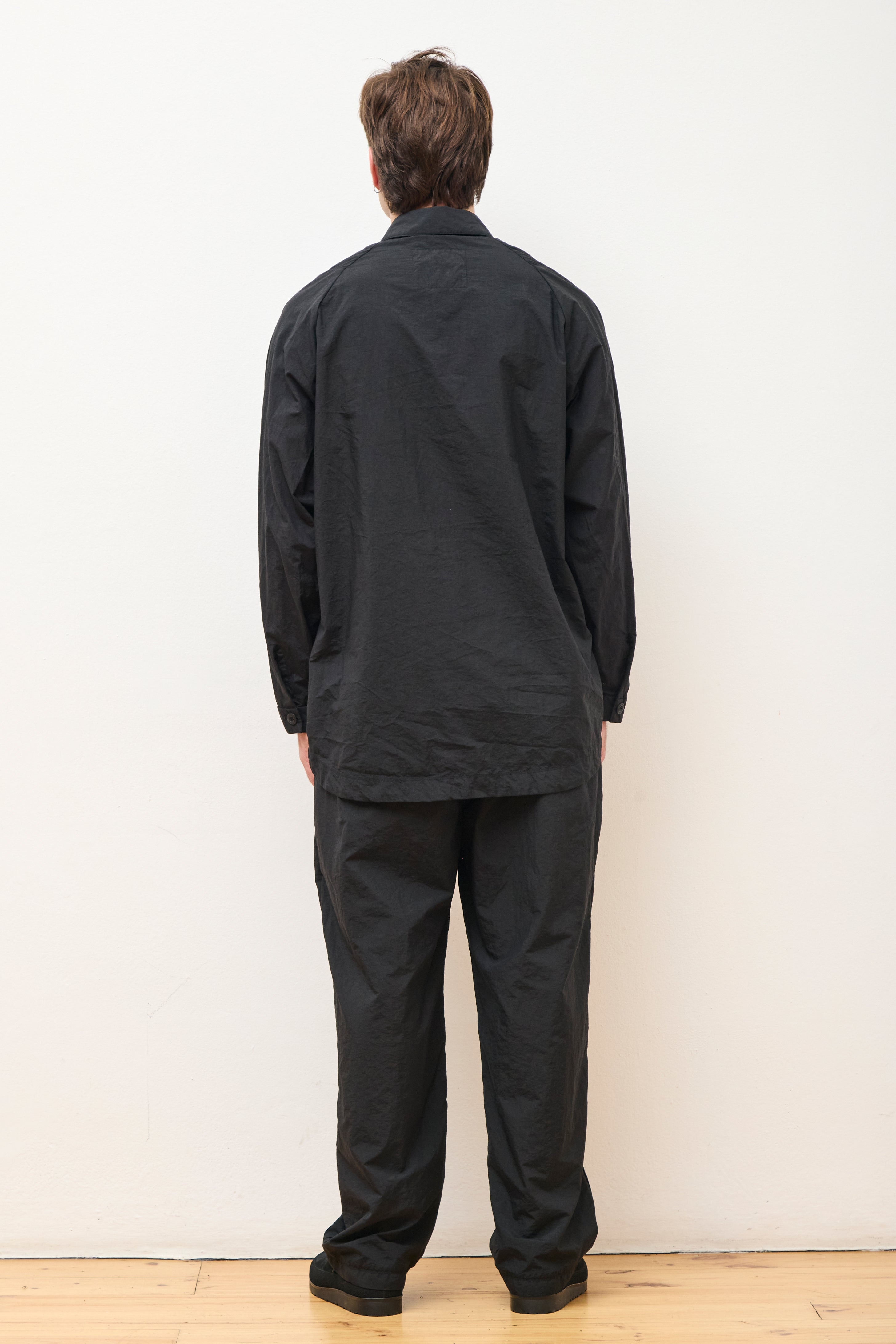 Wide Shirt Packable Black