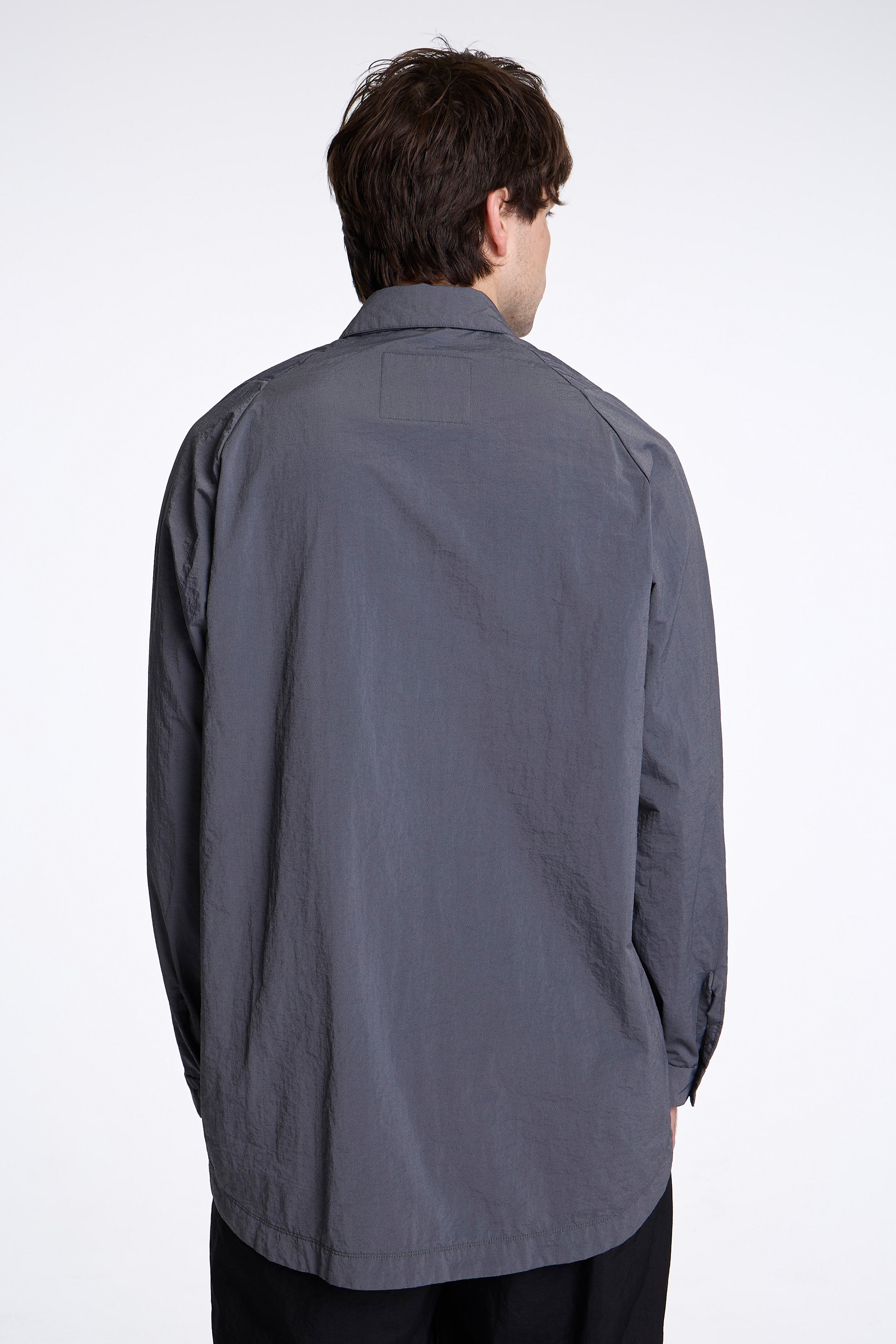 Wide Shirt Packable Gray