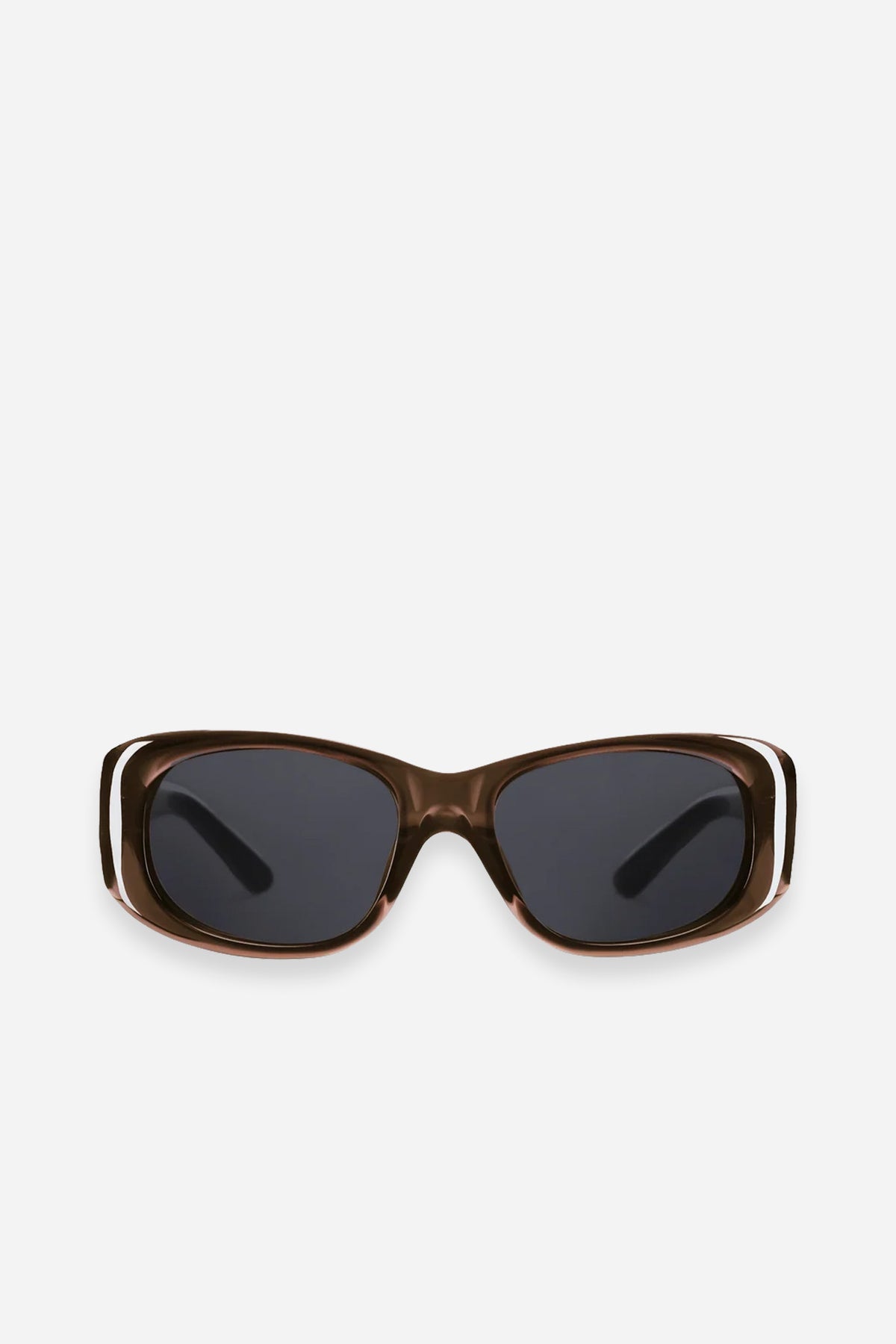 The Al Crystal Brown Frame & Black Lens