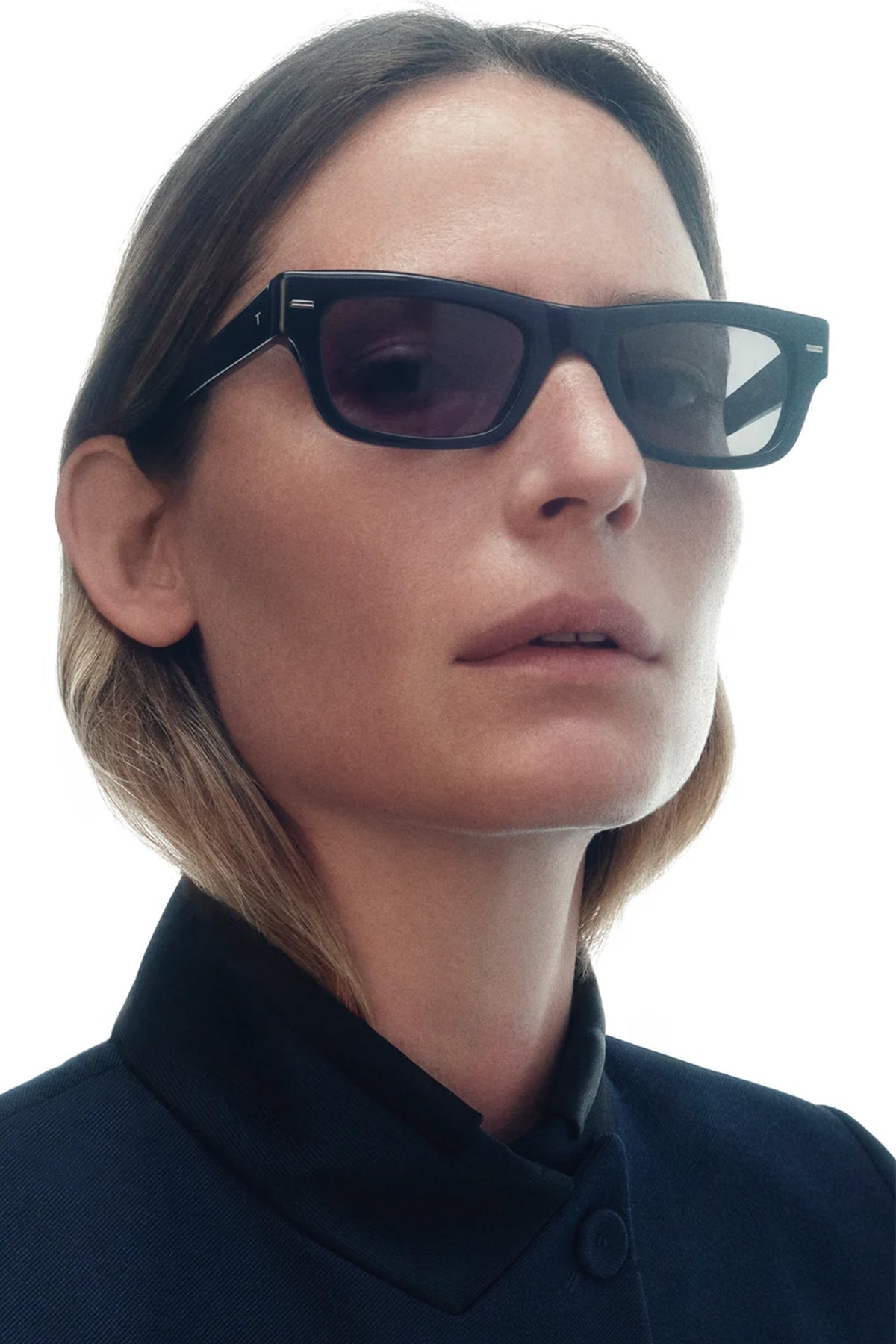 The Jack Navy Frame & Slate Lens