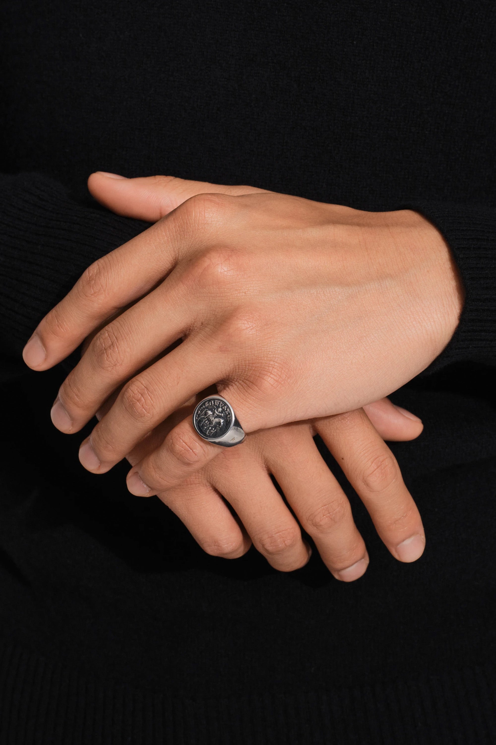Coin Ring Silver