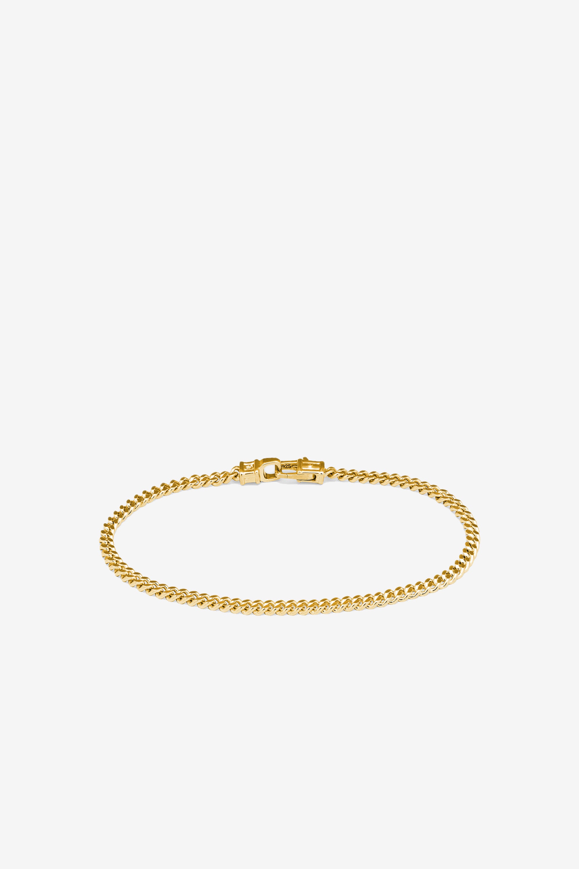 Curb Bracelet M Gold