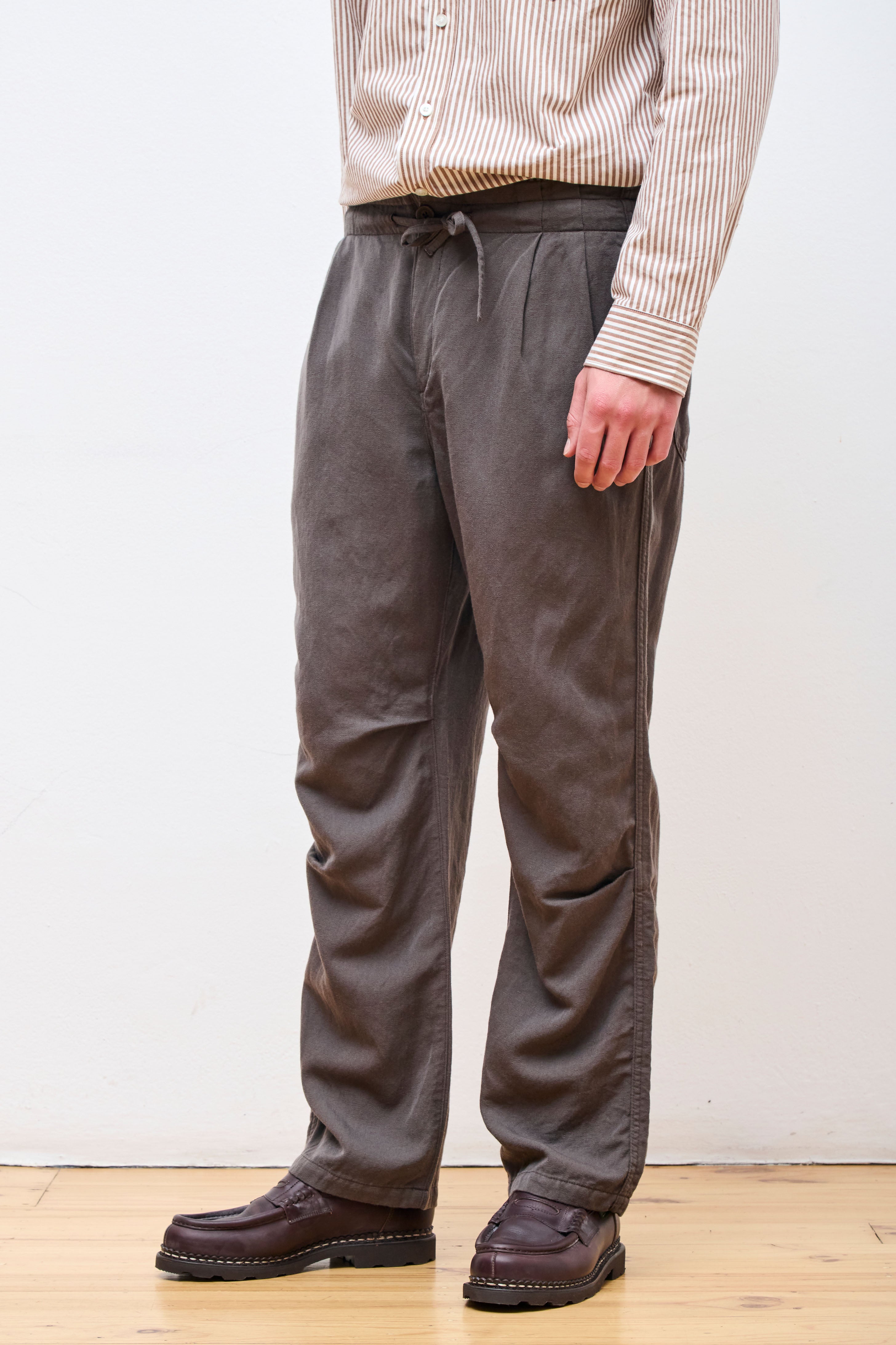 Voyager Easy Pants W/L Twill Brown