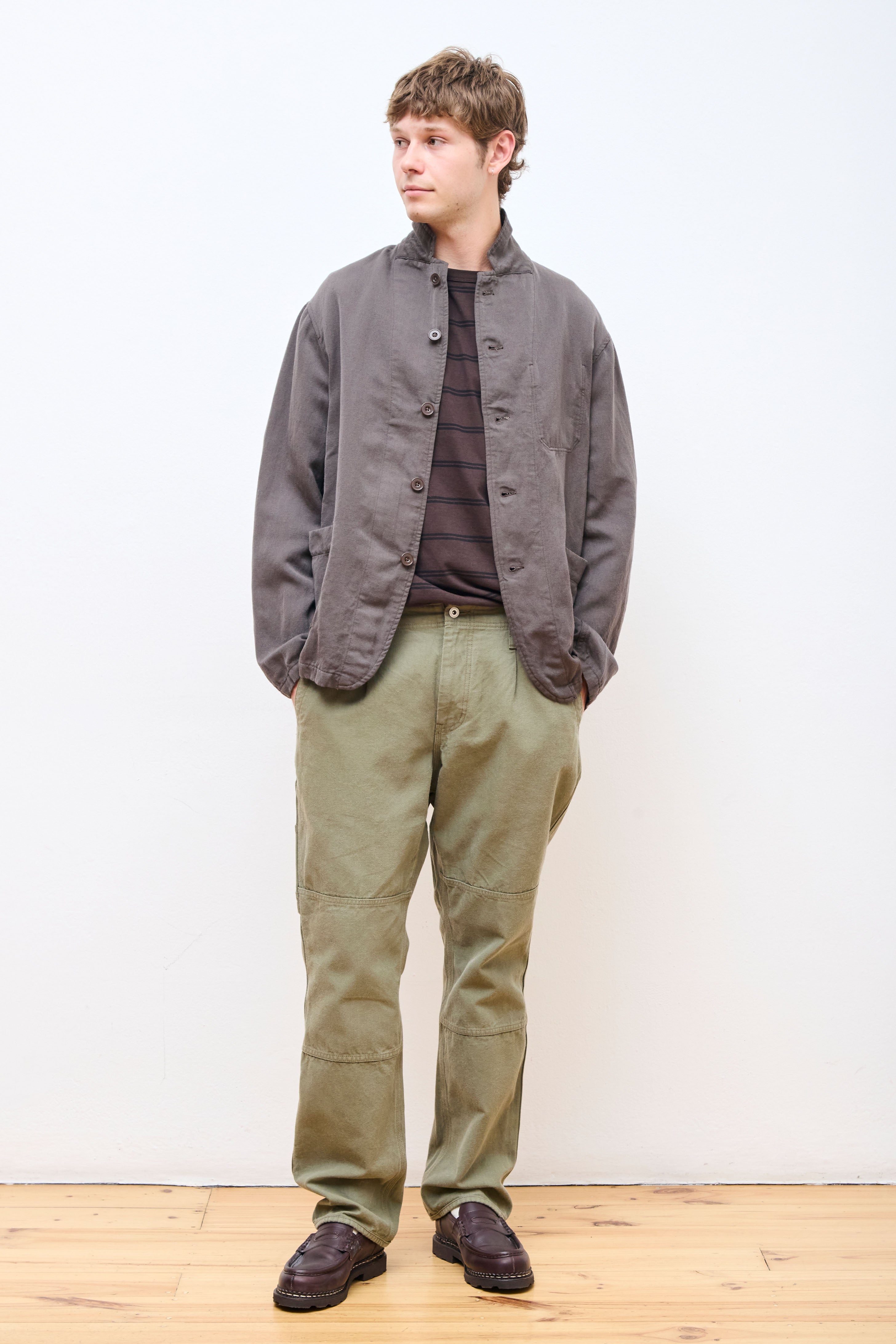 Worker Trousers Sulfur Dye Khaki