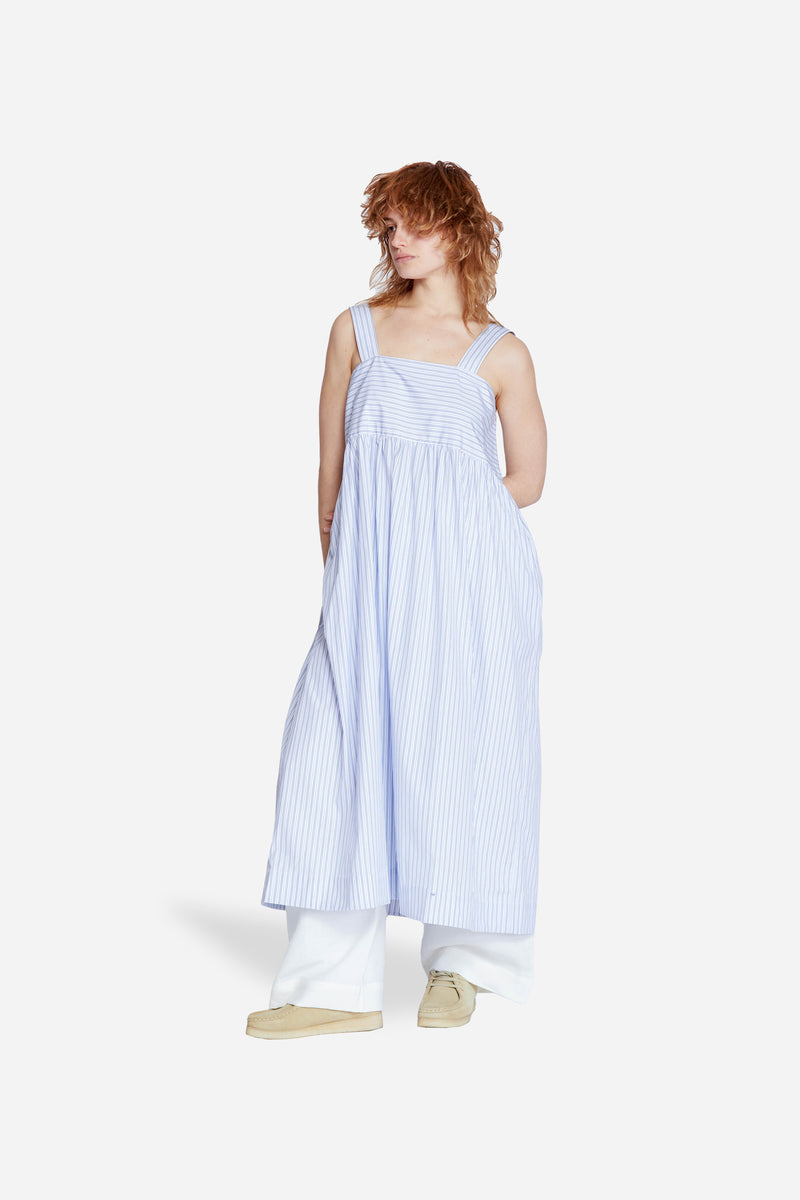 Elba Dress Blue/White/Navy