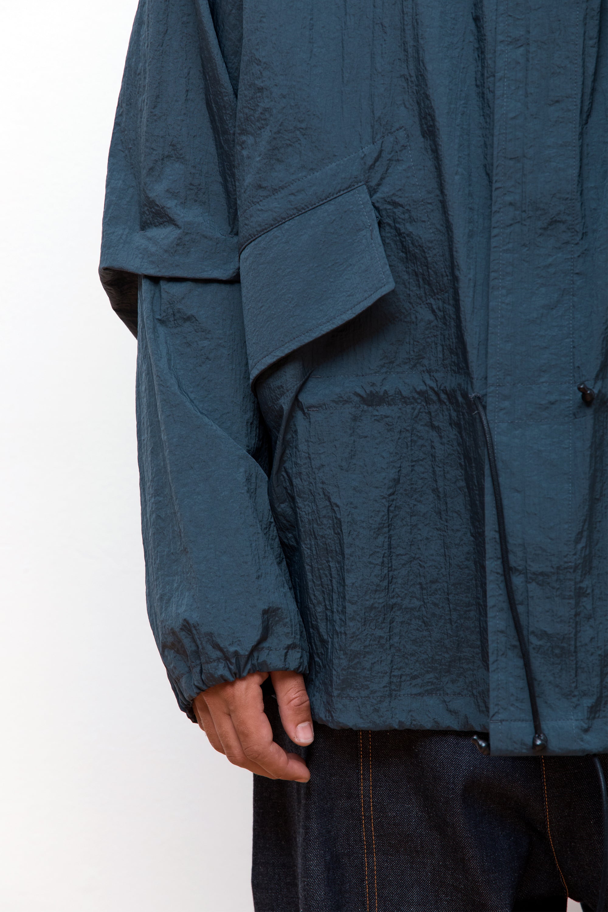 Short Parka  Slate