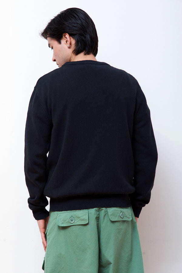 Character Sweater Knit Black