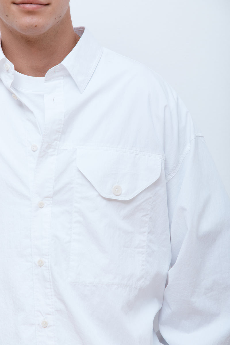 Engineer L/S Shirt Off White