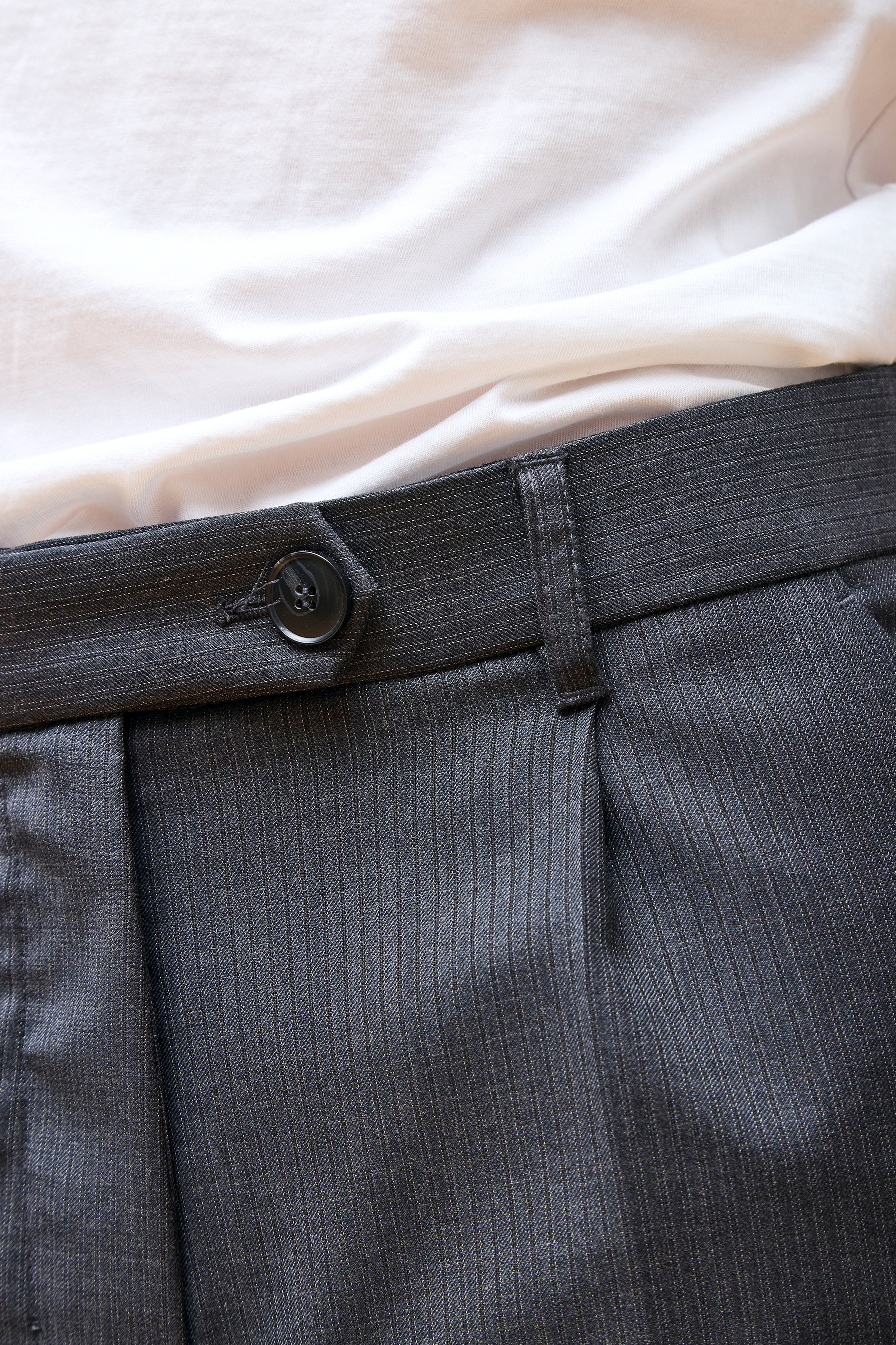 Primary Trousers Grey 50s Stripe