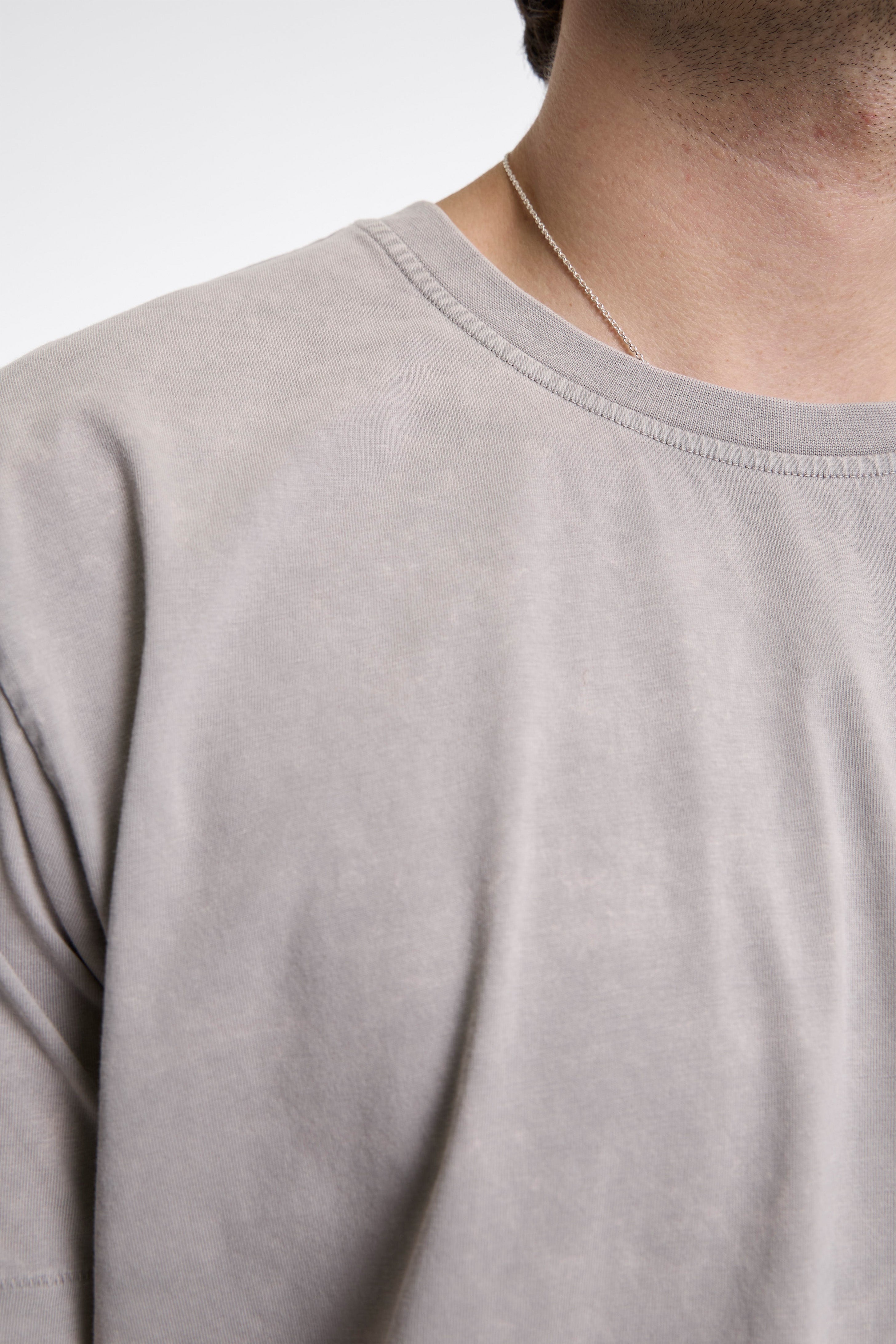 New Tee Washed Light Grey