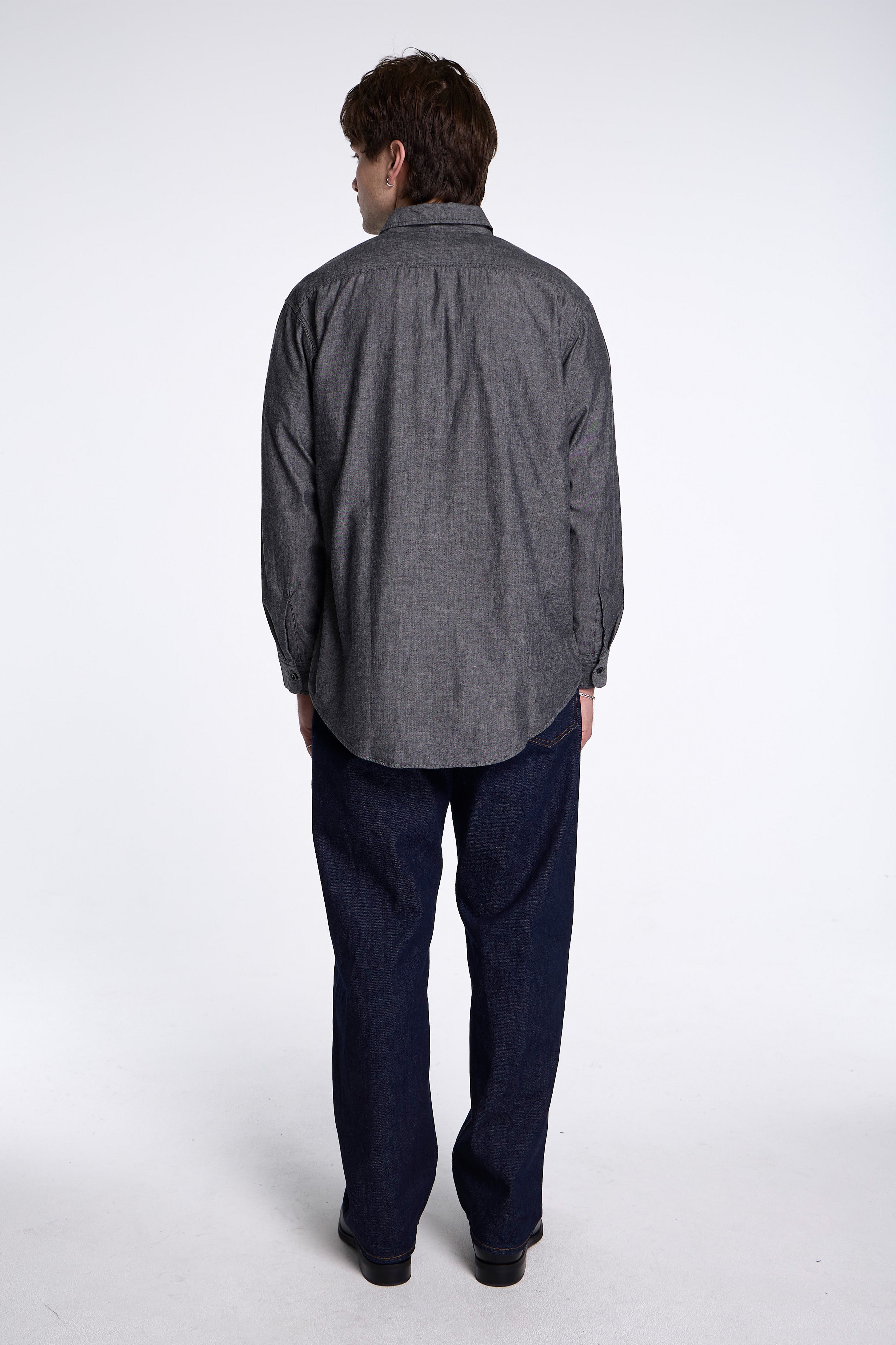 Black Chambray Work Shirt