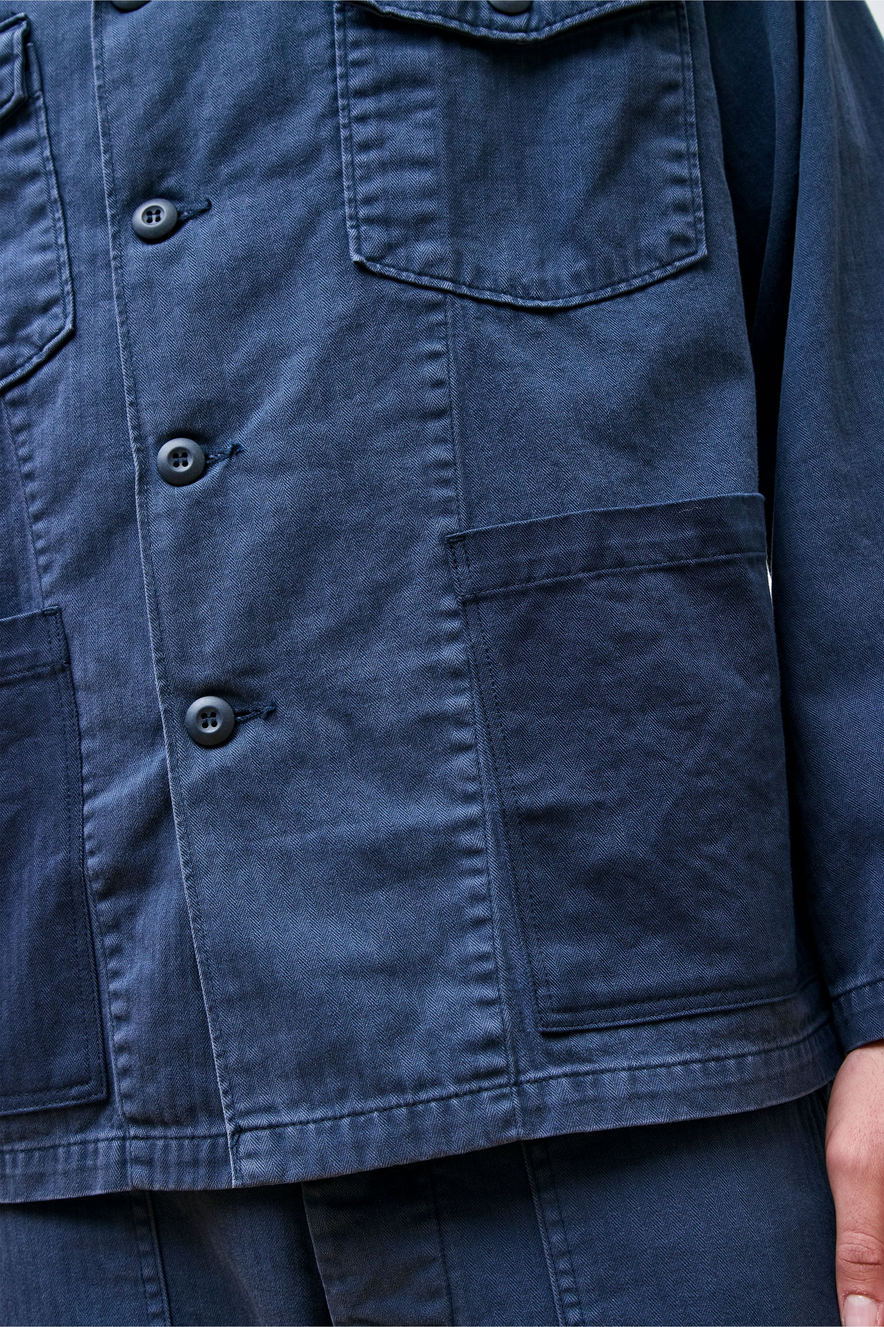 4 Pockets U.S Army Shirt Jacket Navy