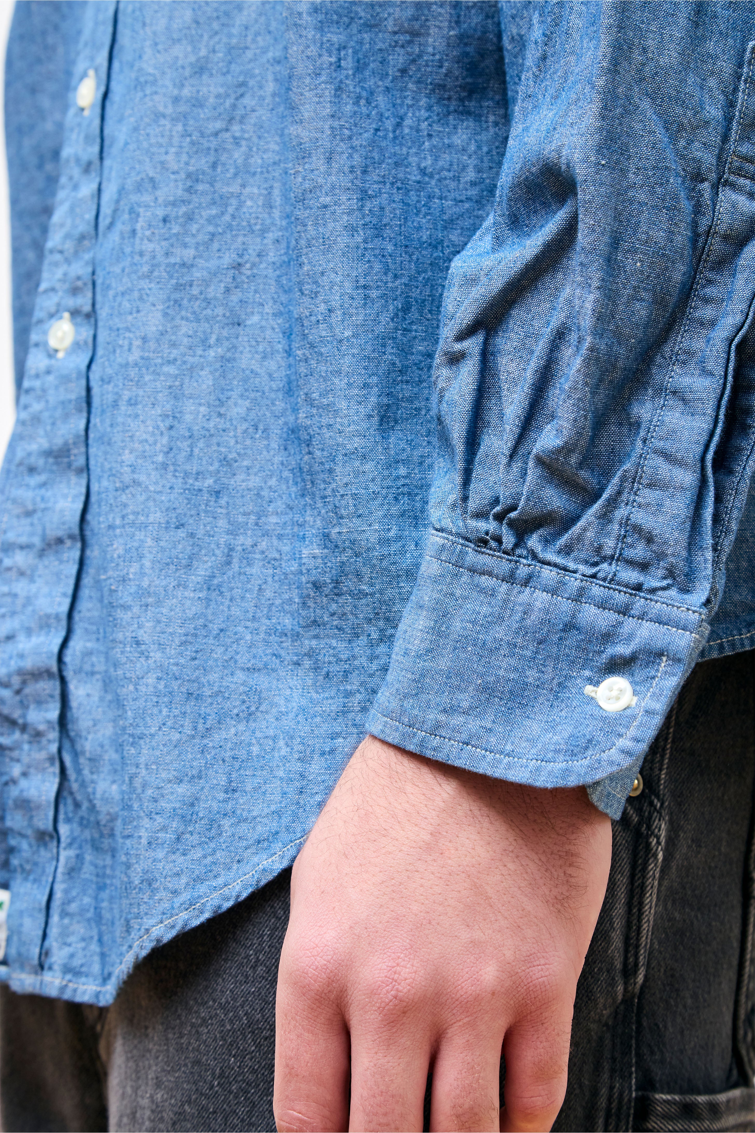 Chambray Standard Button Down Shirt