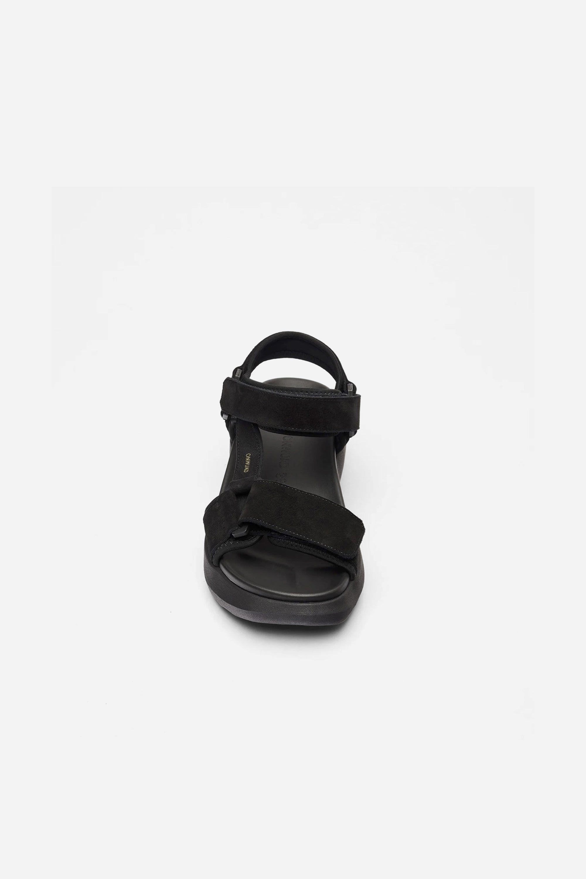 Schon Tech Nubuck Sandal Black