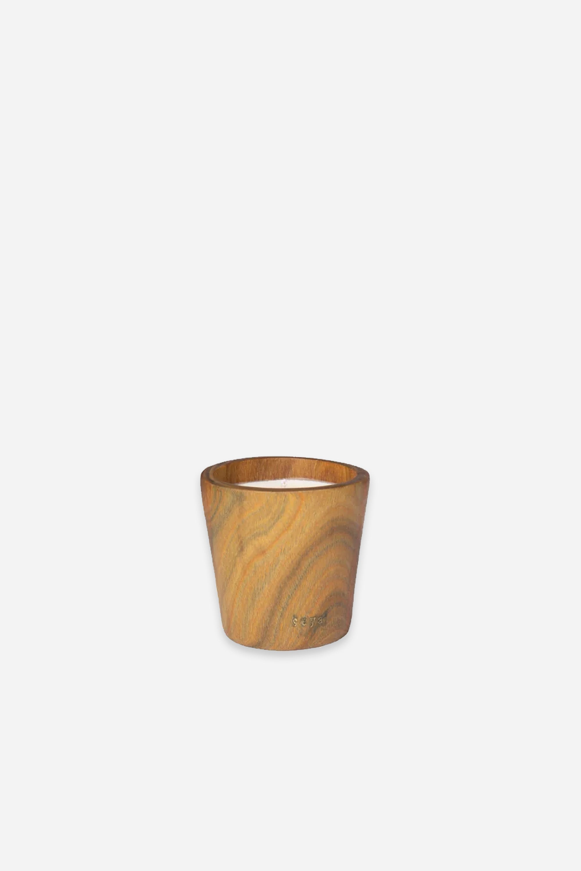 Palo Santo Hand Made Candle Small Off White X Brown