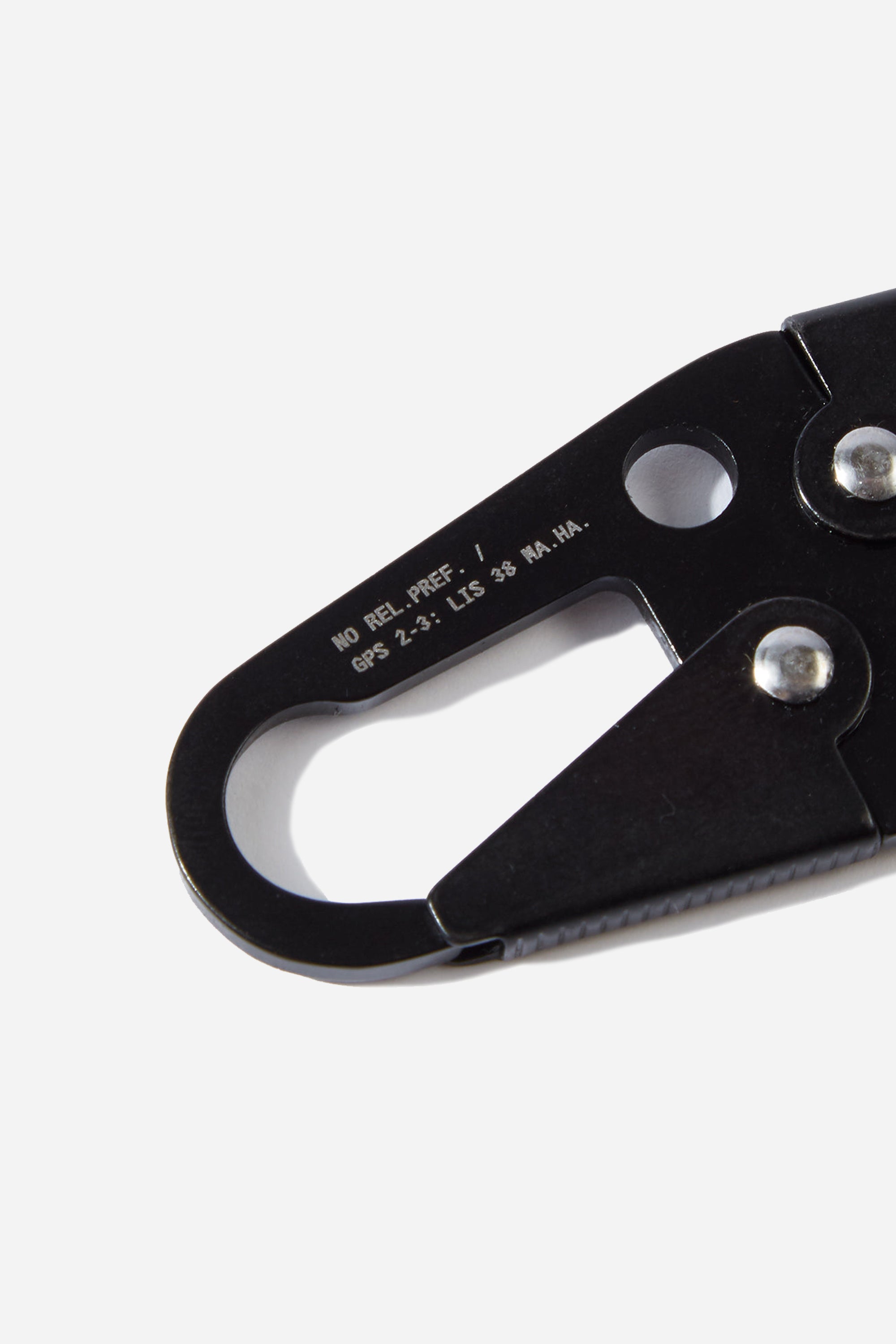 XL Key Clip - Stainless Steel Black