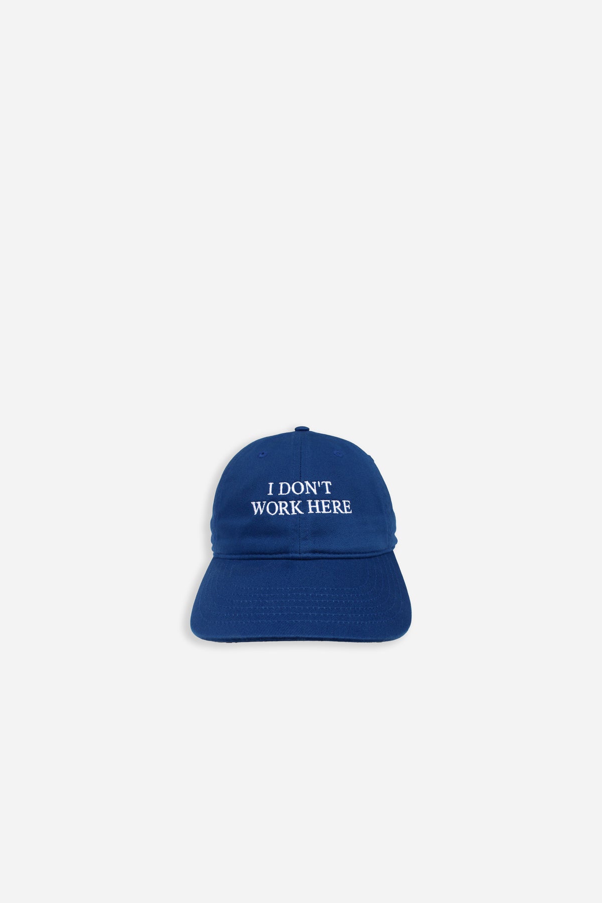 Sorry I Don't Work Here Hat Royal Blue