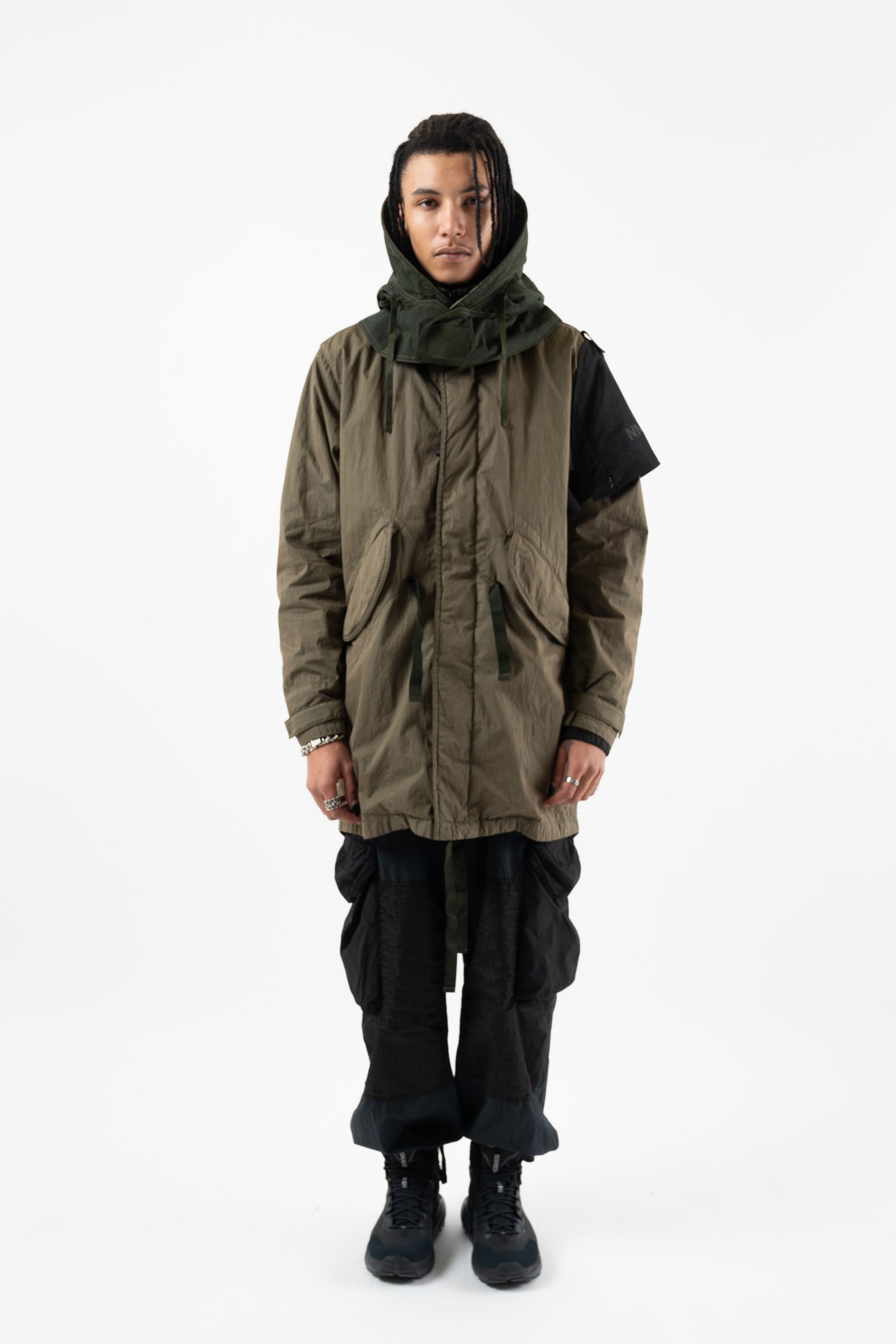 Fishtail MF All Season Military Parka Raf Green