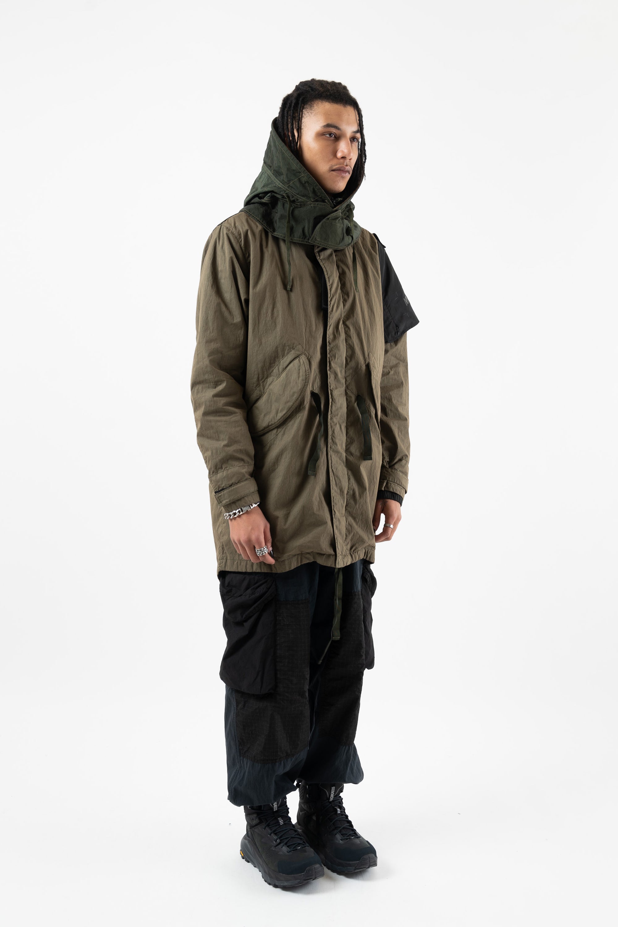 Fishtail MF All Season Military Parka Raf Green