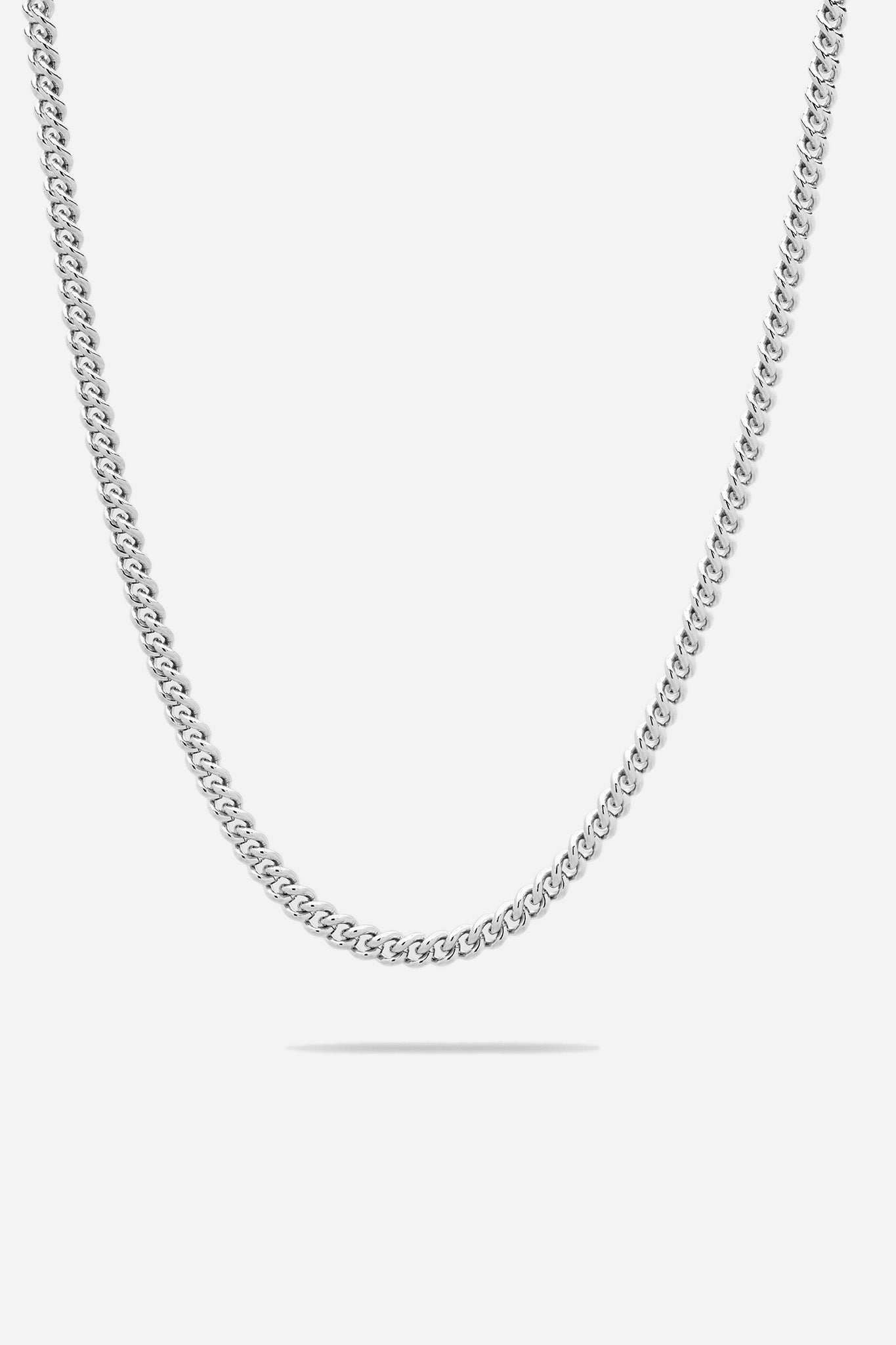 Rounded Curb Chain Thin