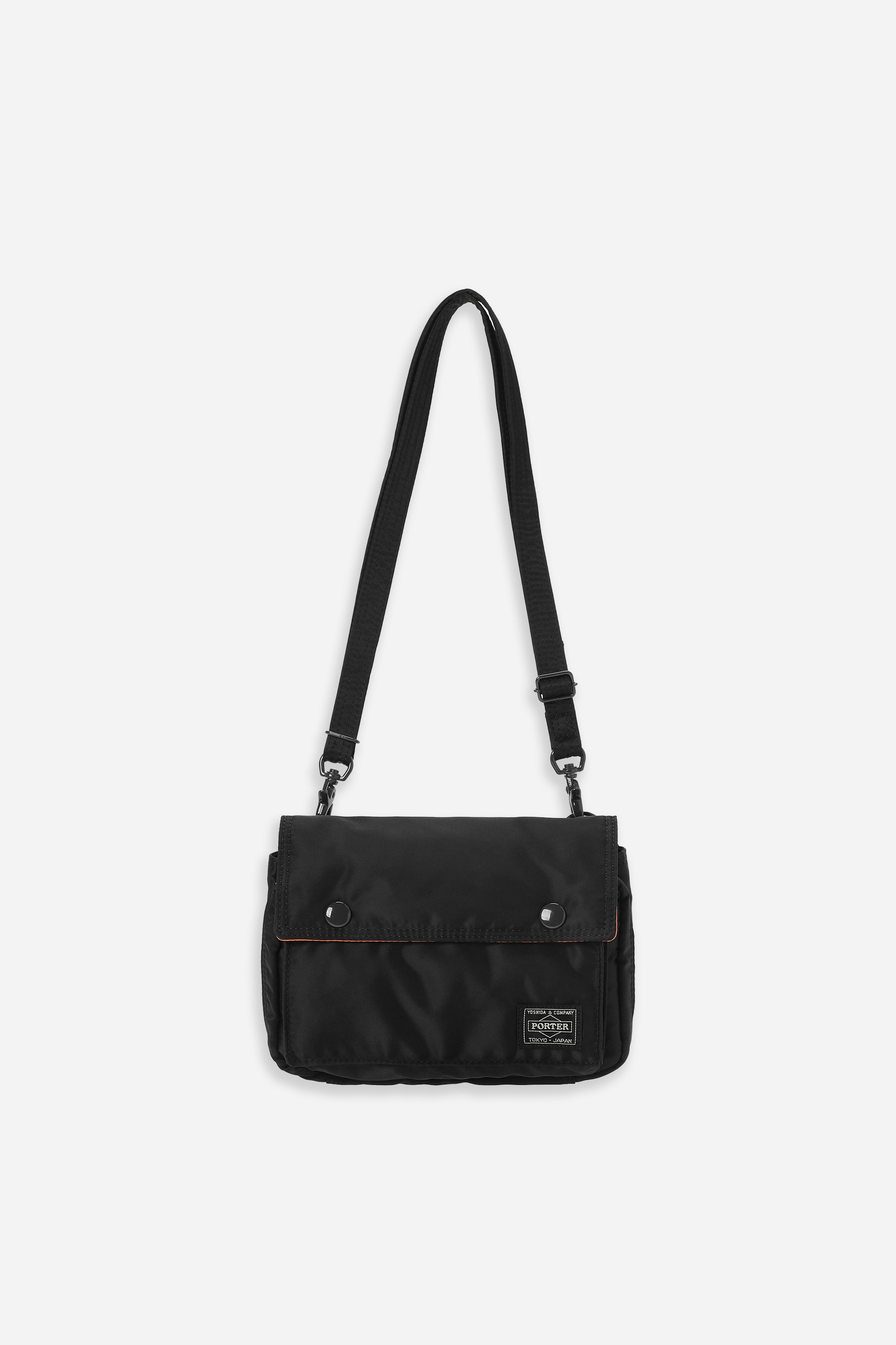 TANKER Clip Shoulder Bag Black by Porter Yoshida & Co