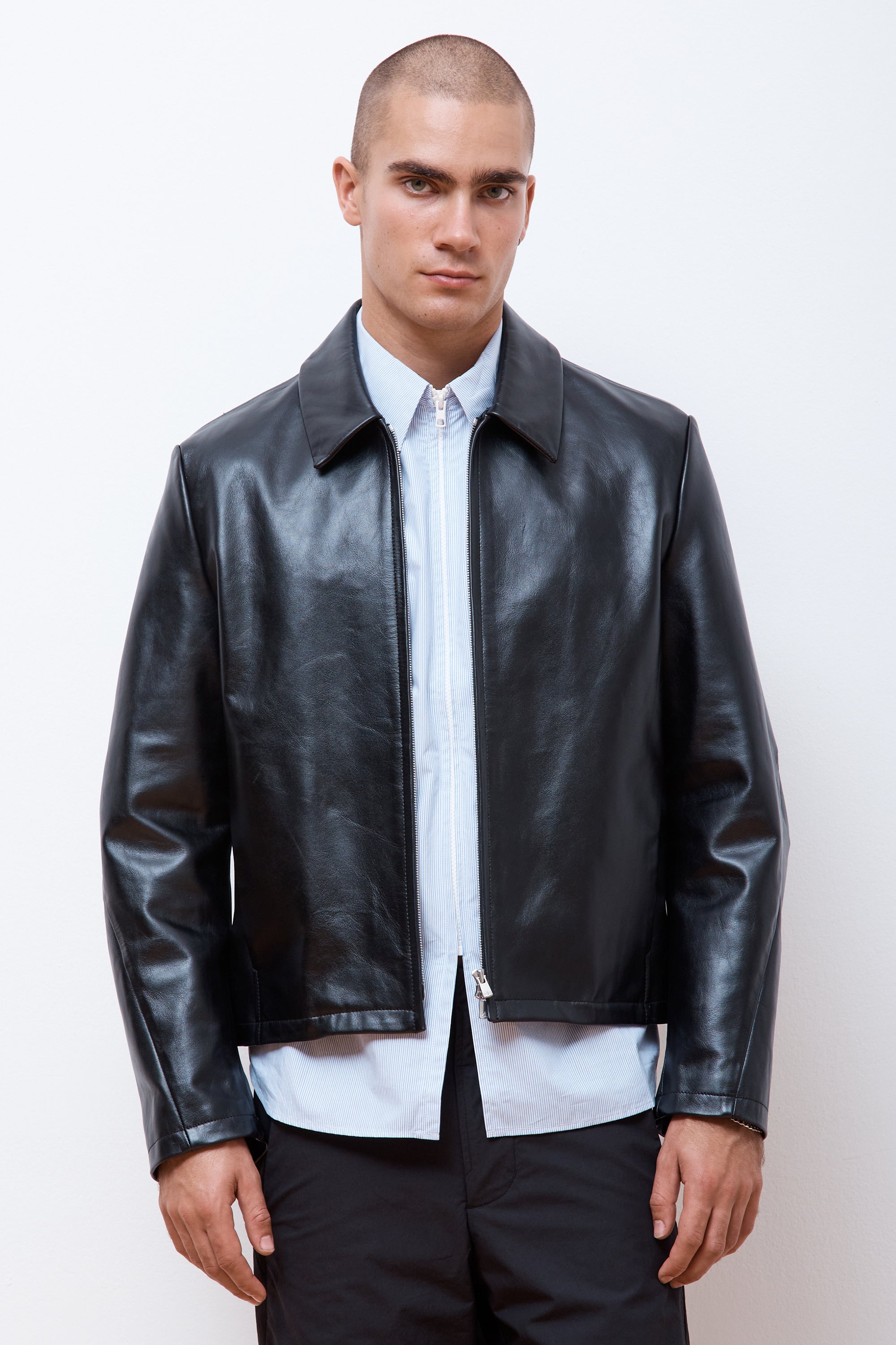 6.0 Leather Jacket Right Black