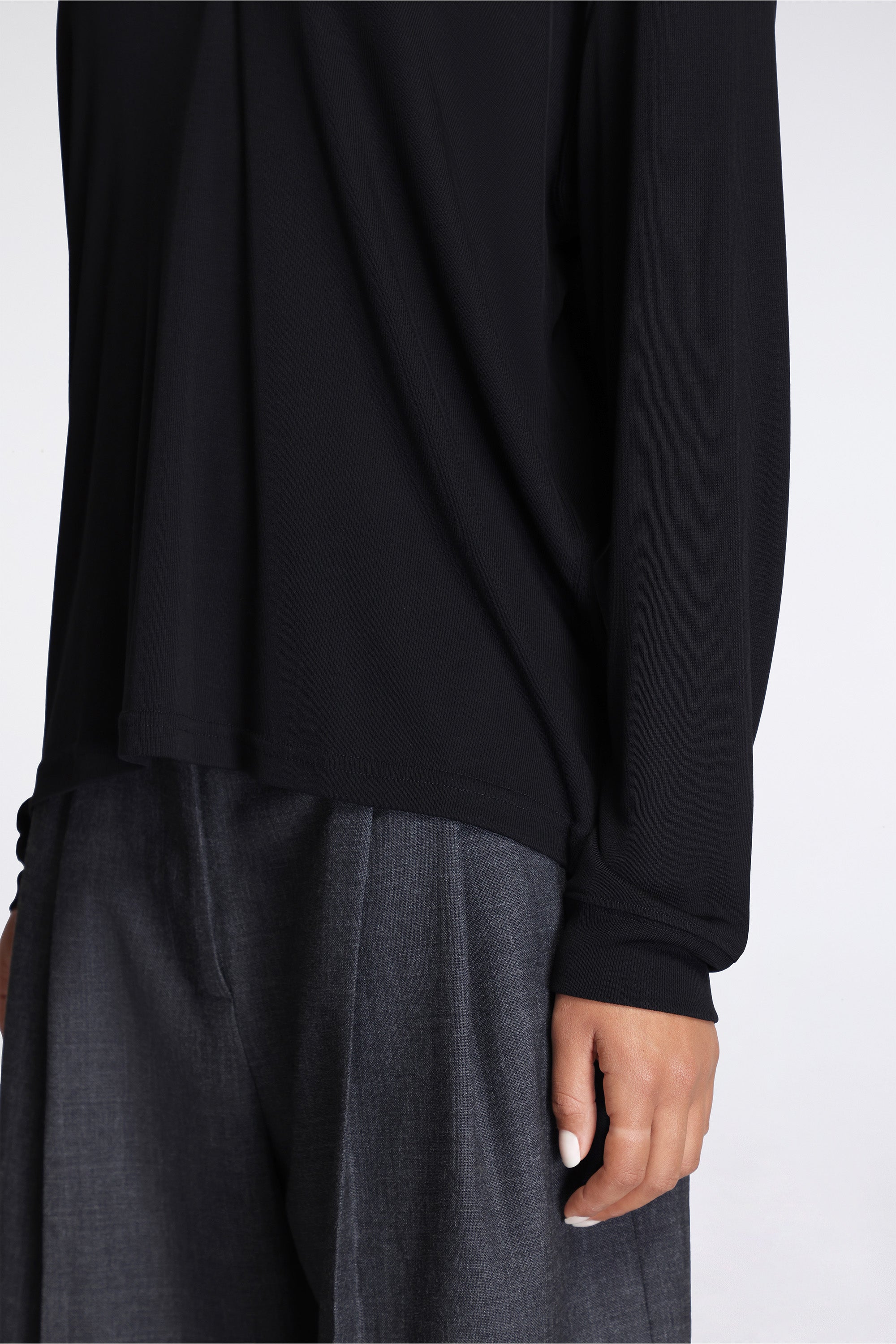 Rutas Henley Ls Top Black