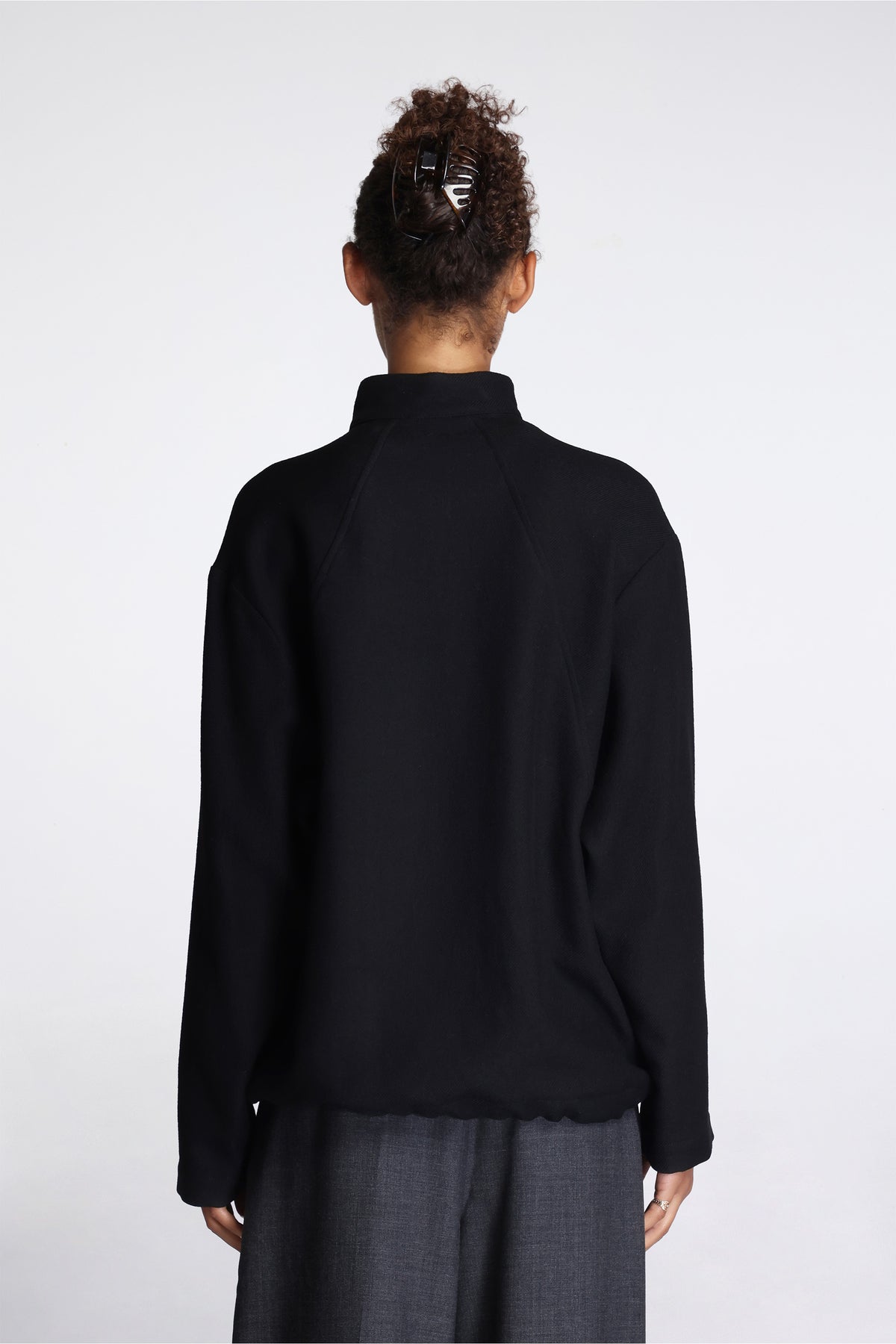 Work Smock Wool Serge Black