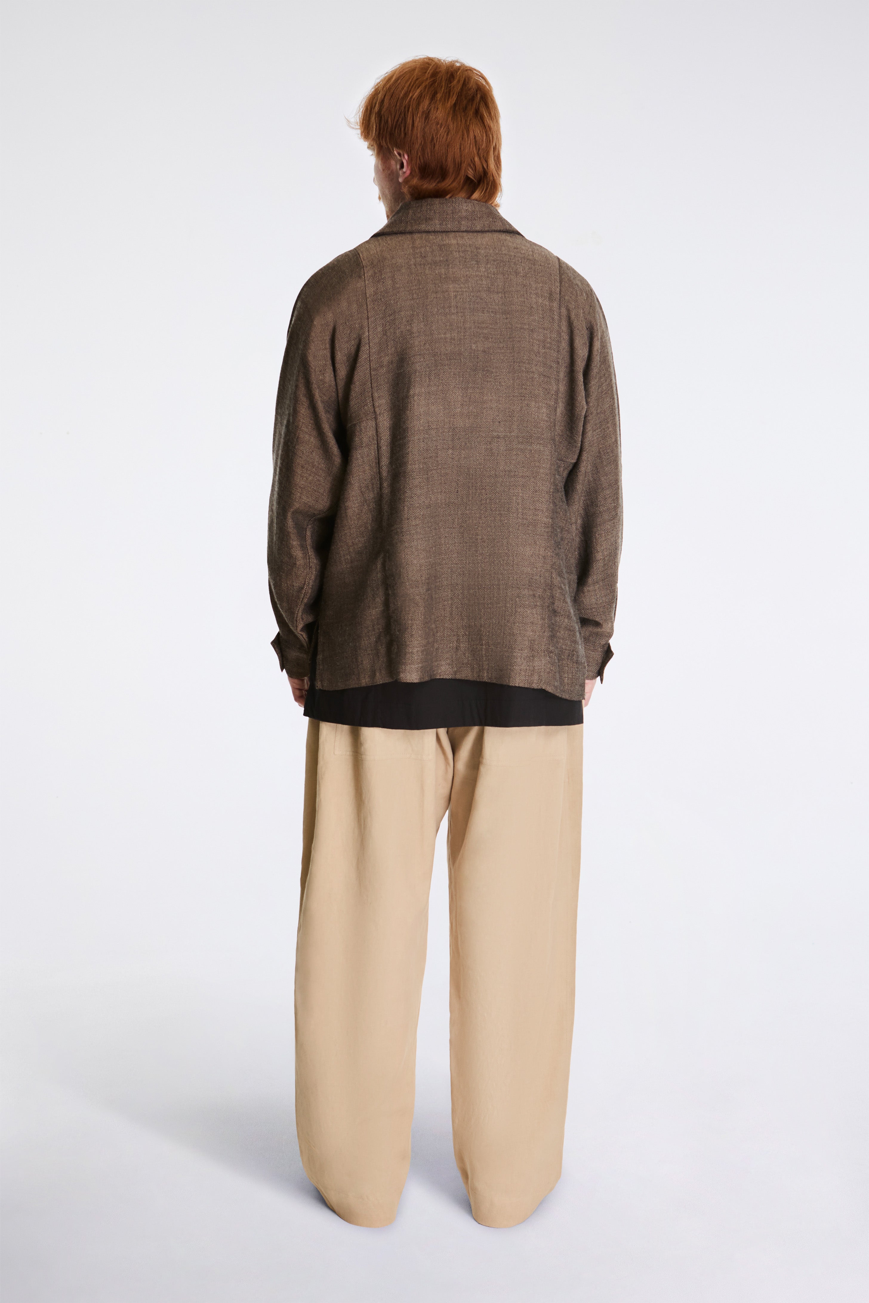 Farmer Jacket Himalayan Wool Black/Cream