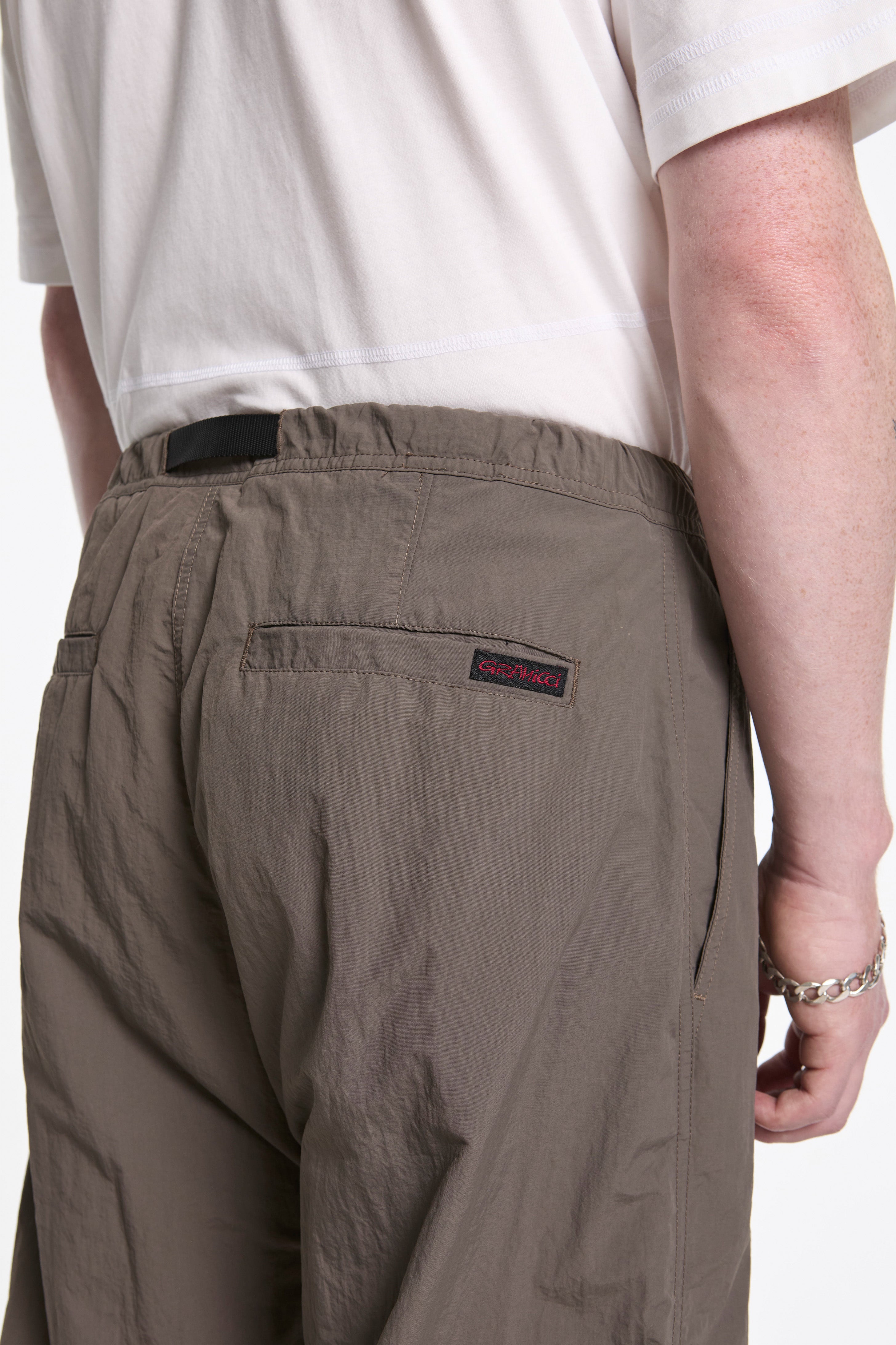 Nylon Paneled Trek Pant Granite