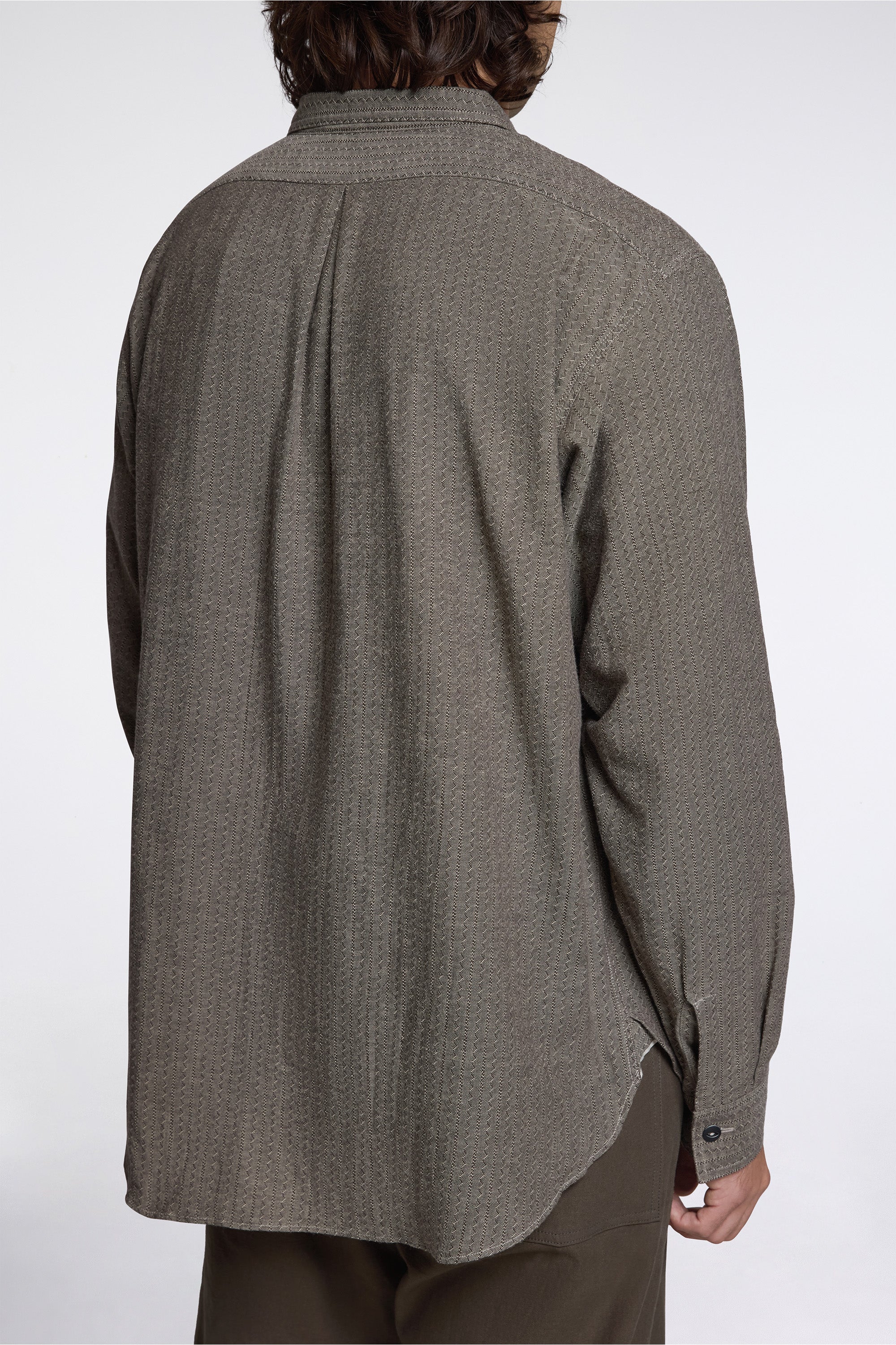 Lot.106 Narrow Collar Shirt Charcoal