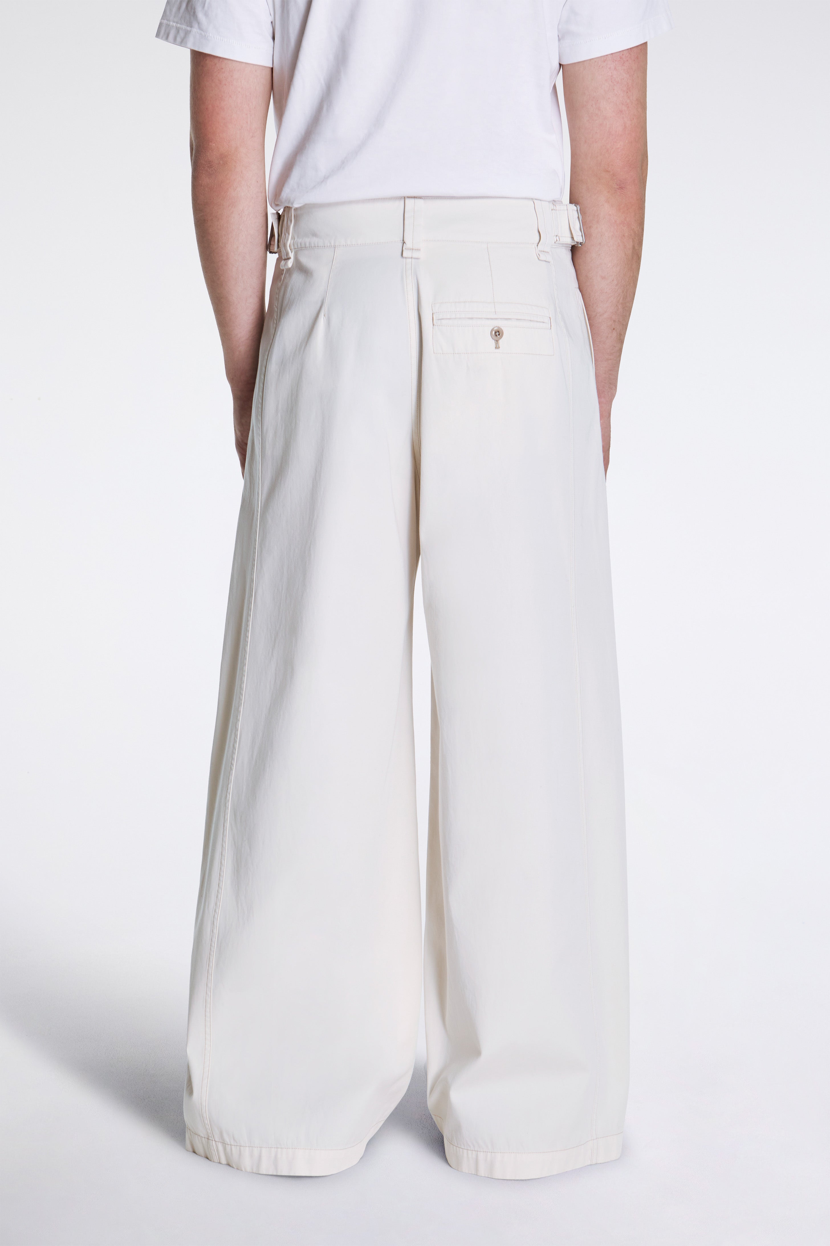 Maxi Utility Pants Light Cream